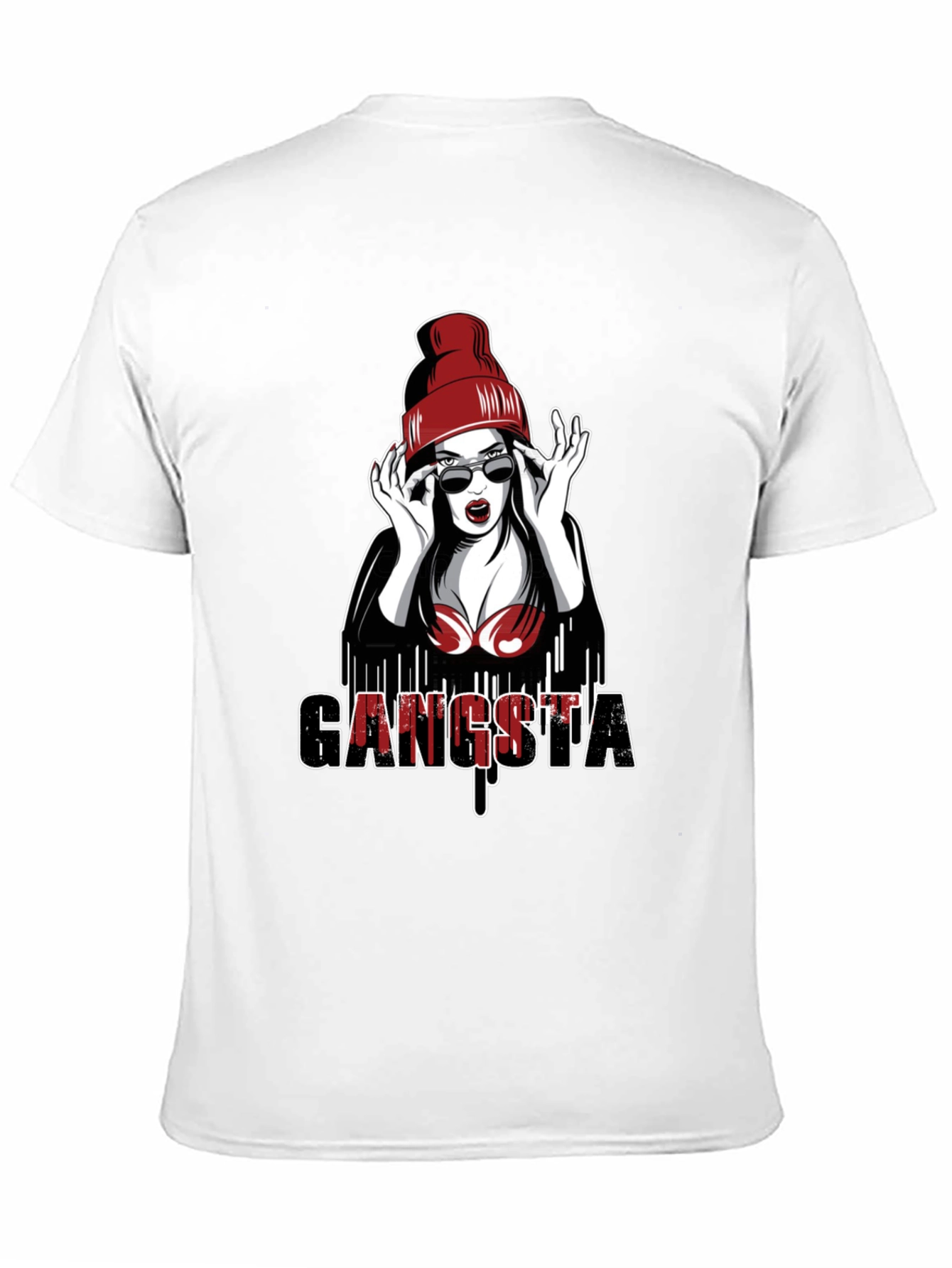 Gangsta Girl Graphic Tee - Edgy Streetwear