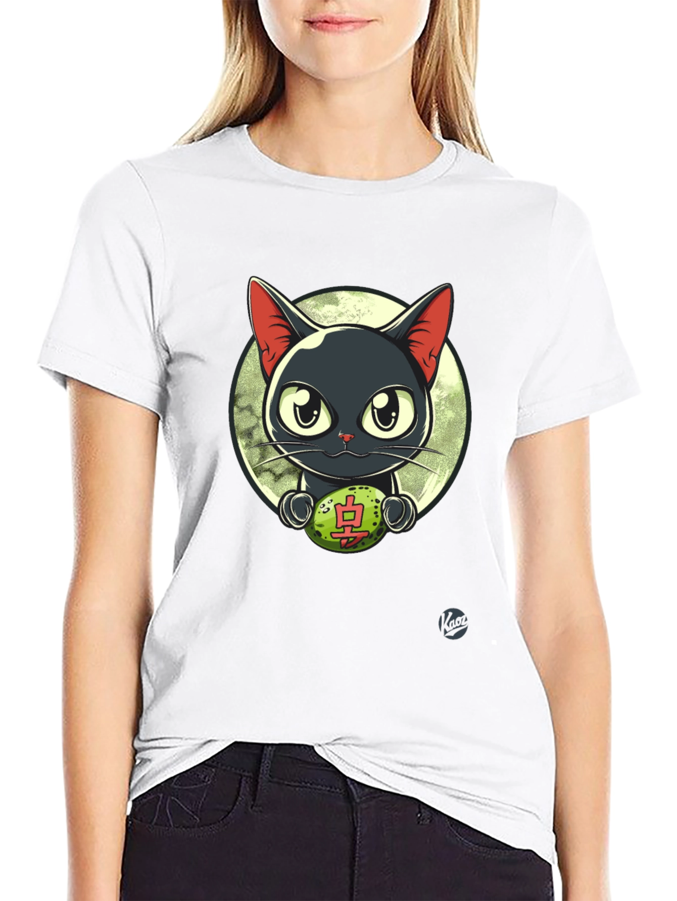 Cool Cat T-Shirt - Lucky Charm Design