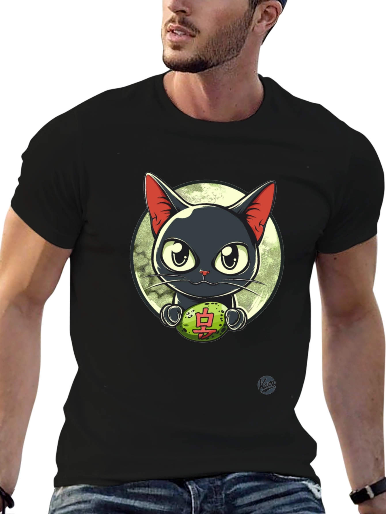 Cool Cat T-Shirt - Lucky Charm Design