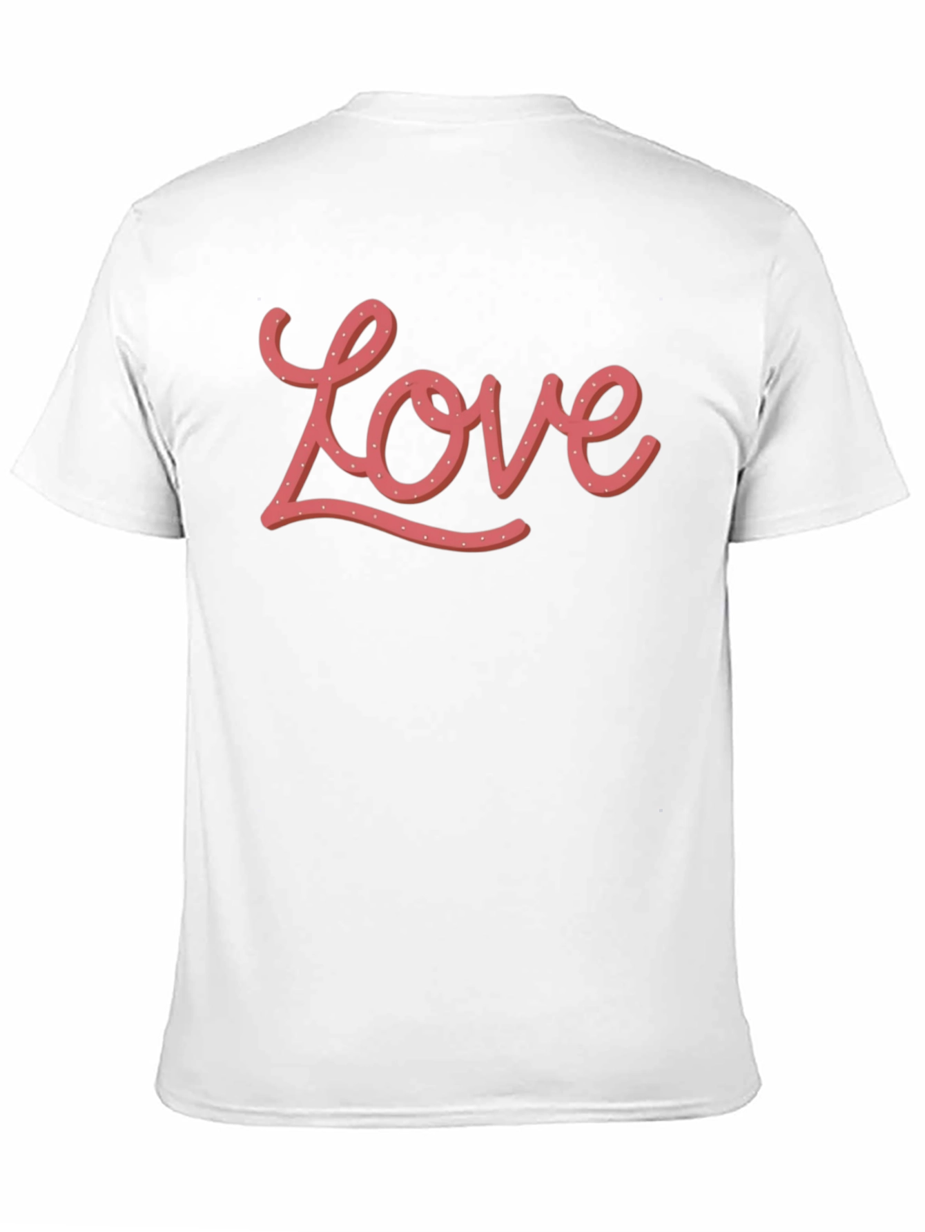 Love Graphic Print Black T-Shirt