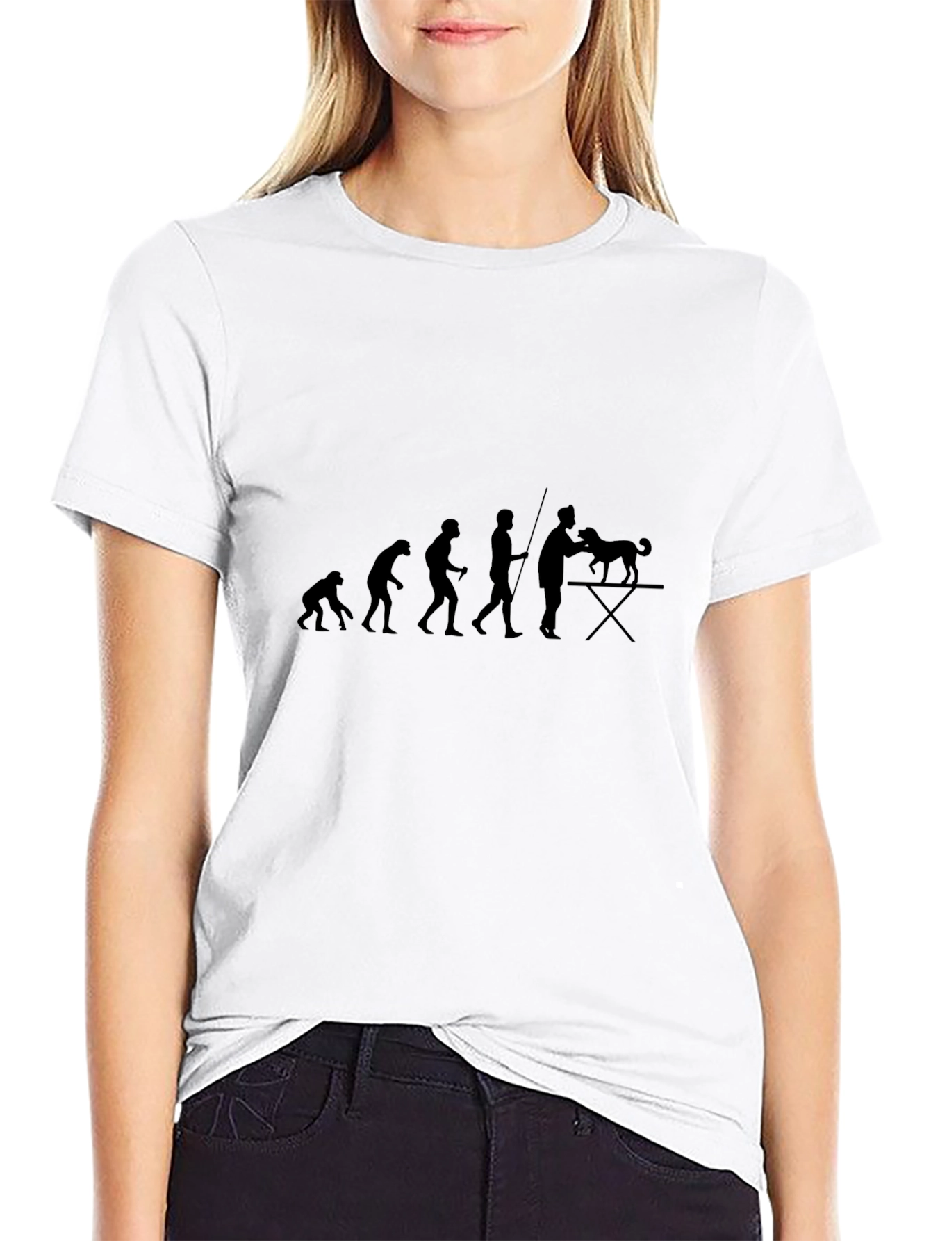Evolution of Dog Grooming T-Shirt