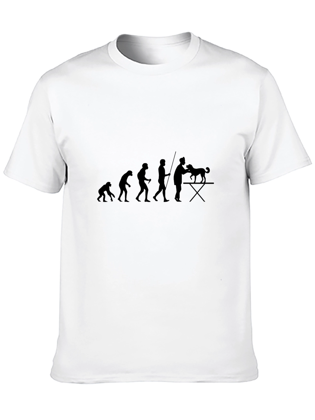 Evolution of Dog Grooming T-Shirt