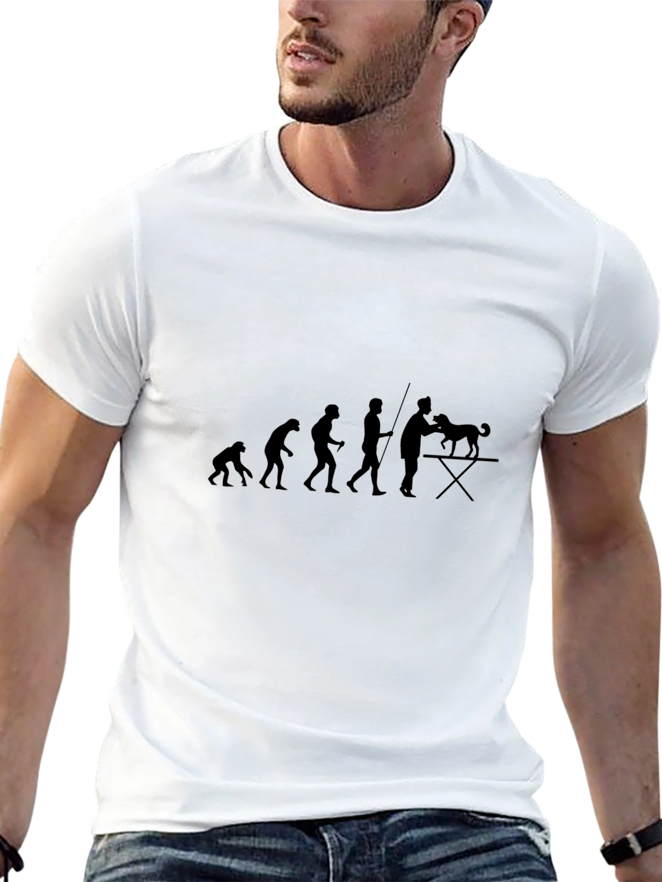 Evolution of Dog Grooming T-Shirt