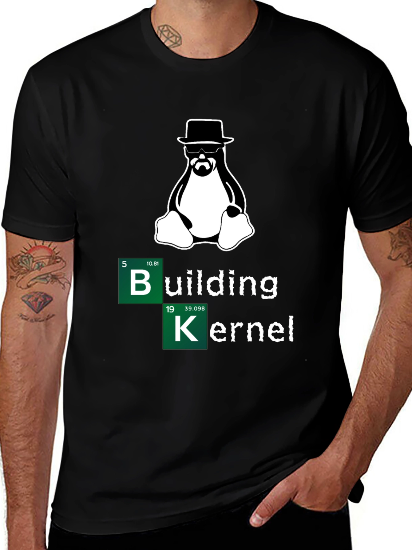 Building Kernel Breaking Bad Tux T-Shirt
