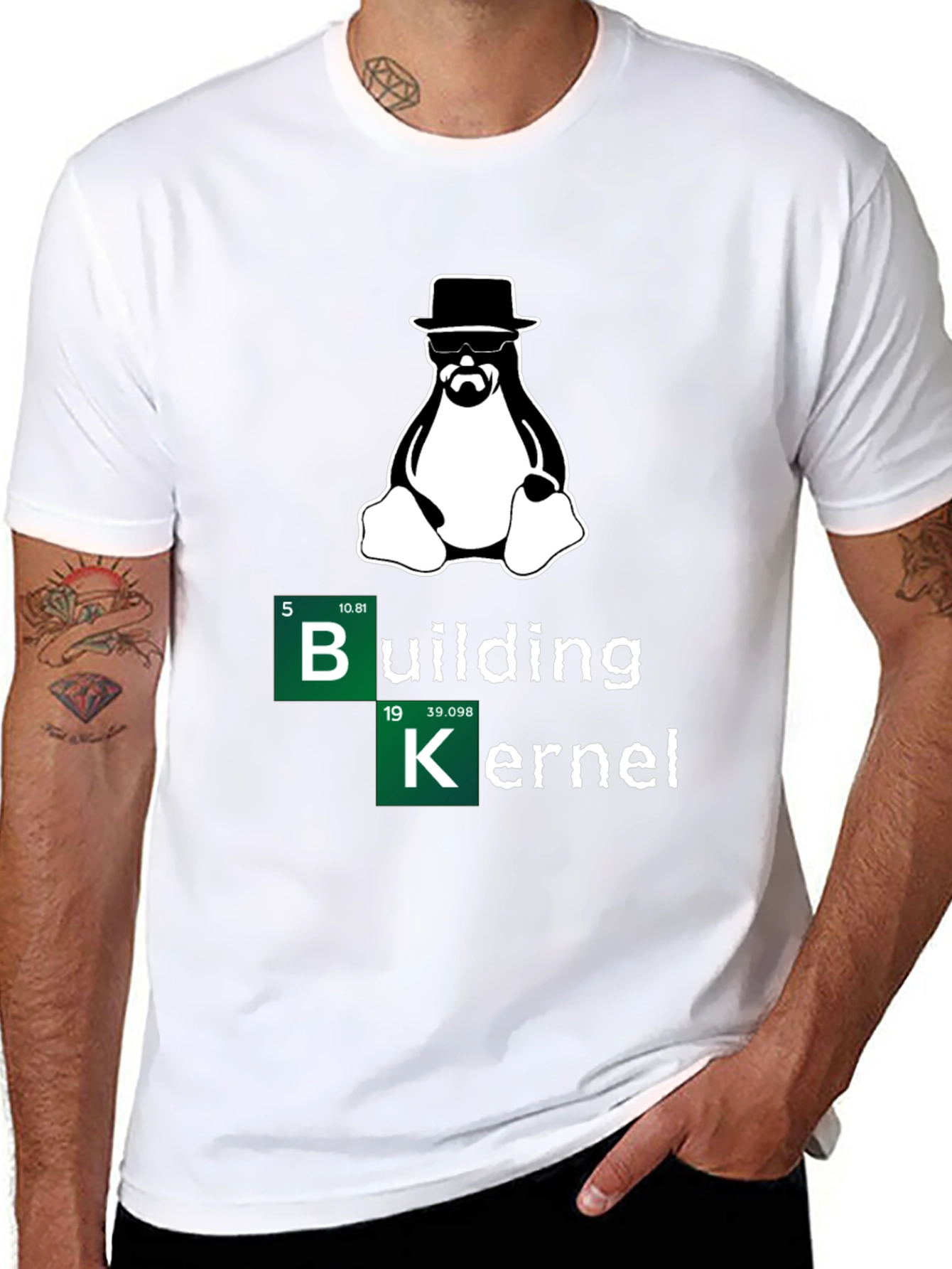 Building Kernel Breaking Bad Tux T-Shirt