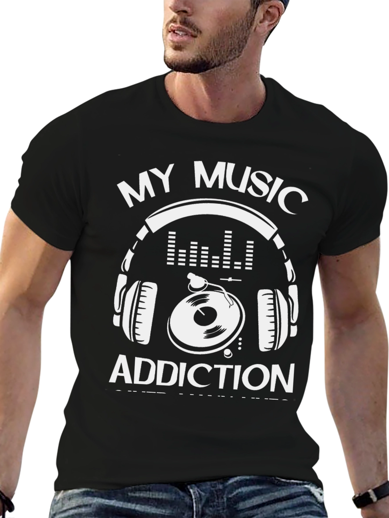 My Music Addiction Graphic Tee