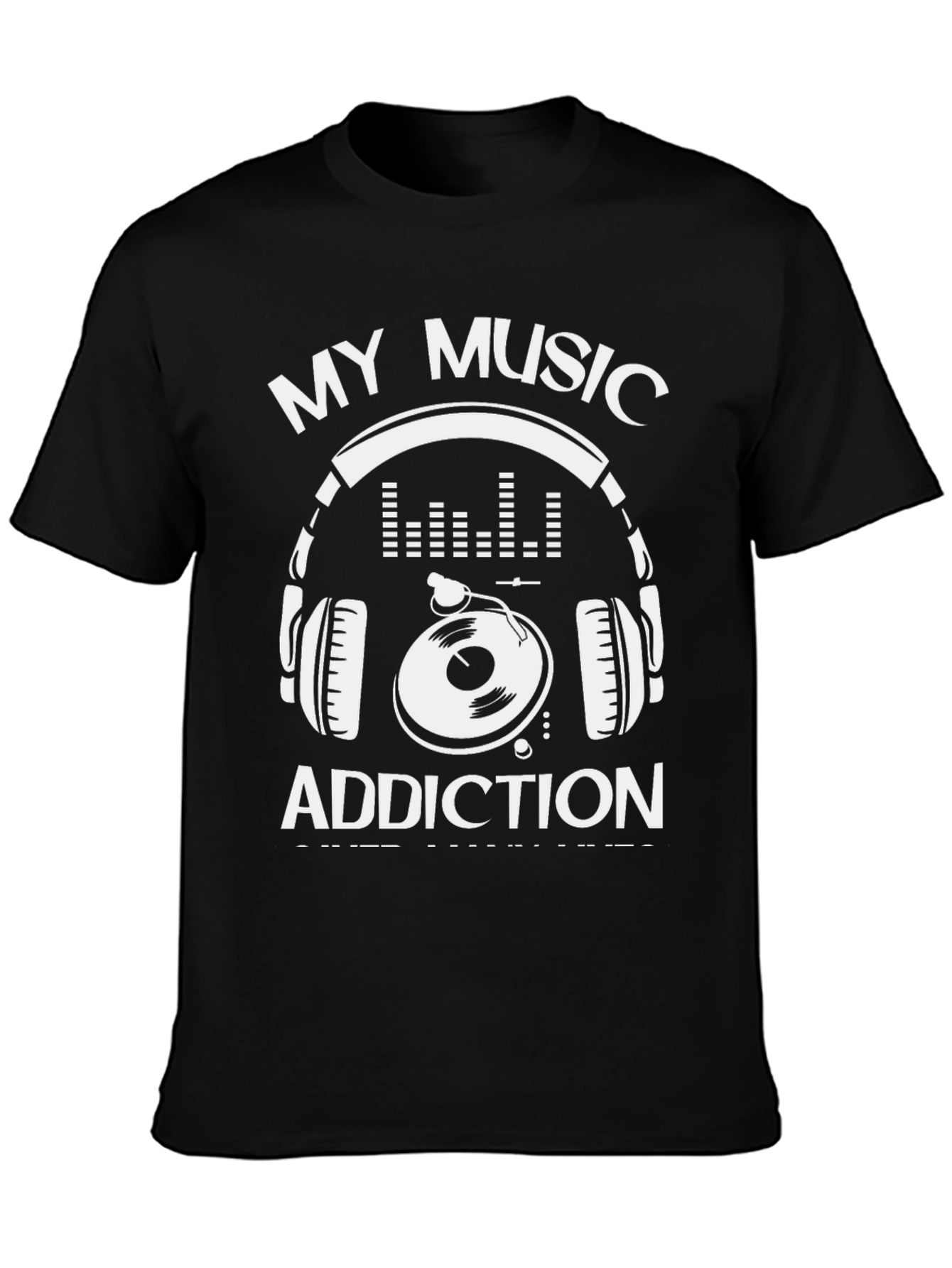 My Music Addiction Graphic Tee