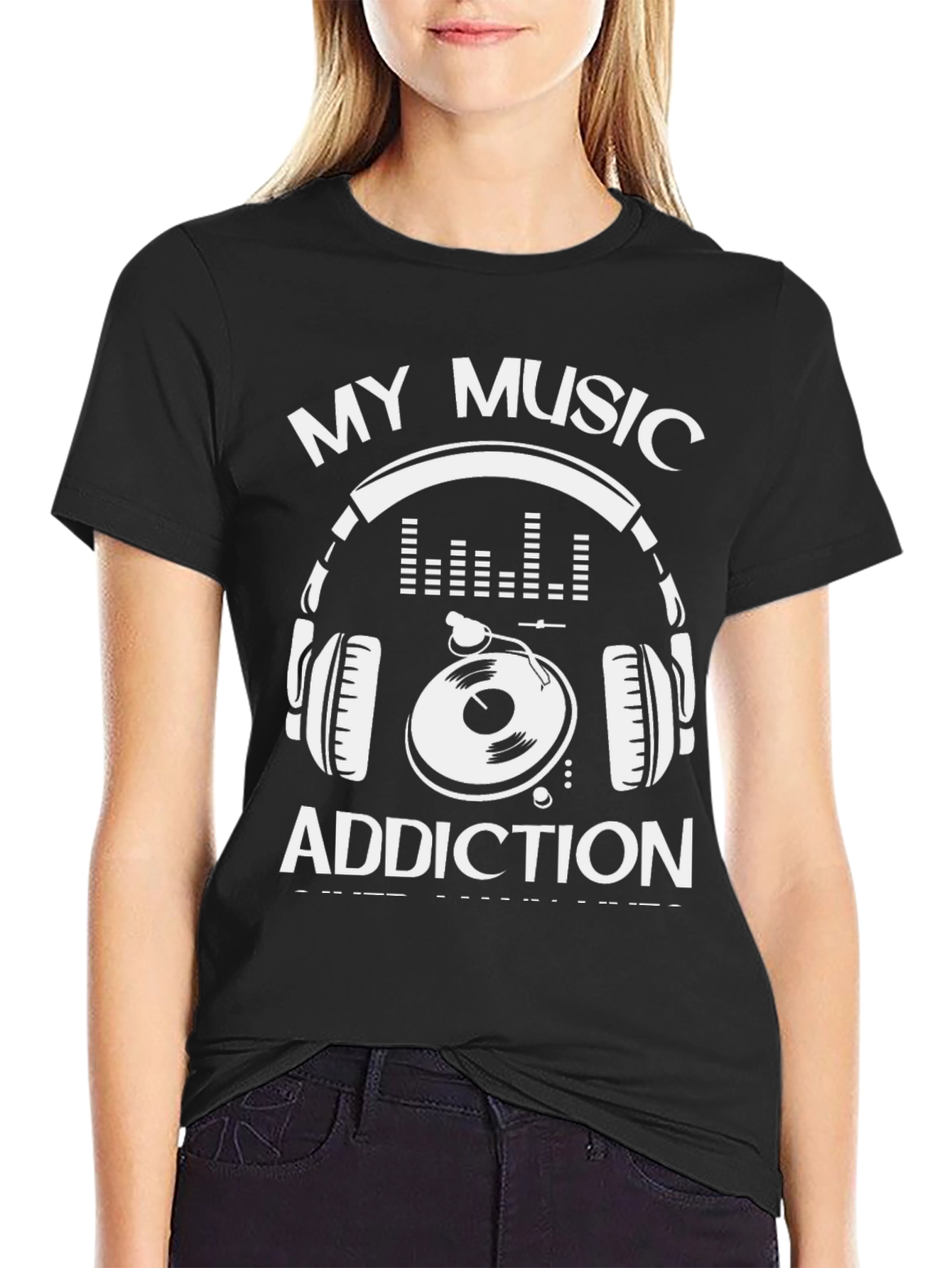 My Music Addiction Graphic Tee