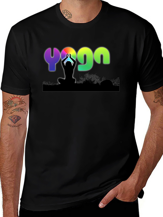 Yoga T-Shirt - Meditative Design