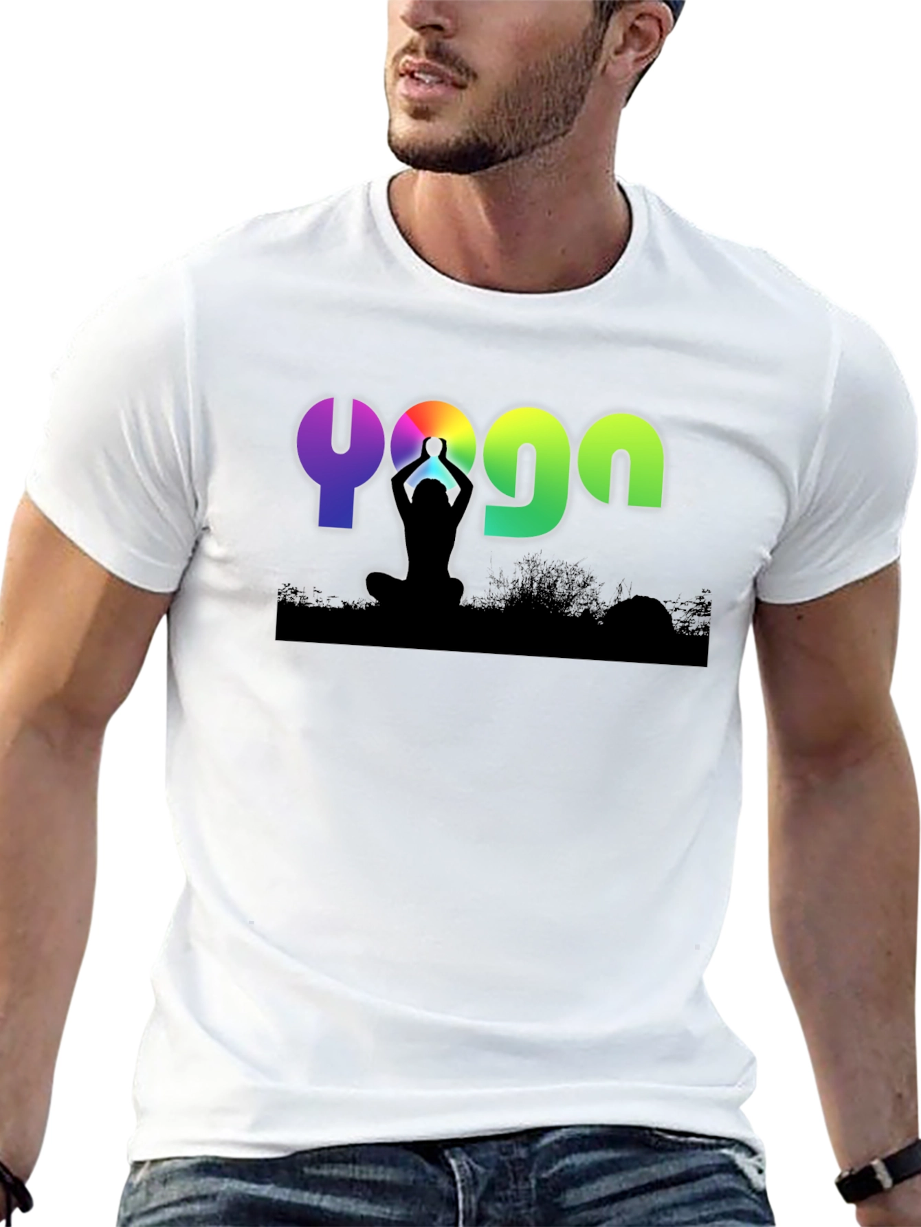 Yoga T-Shirt - Meditative Design