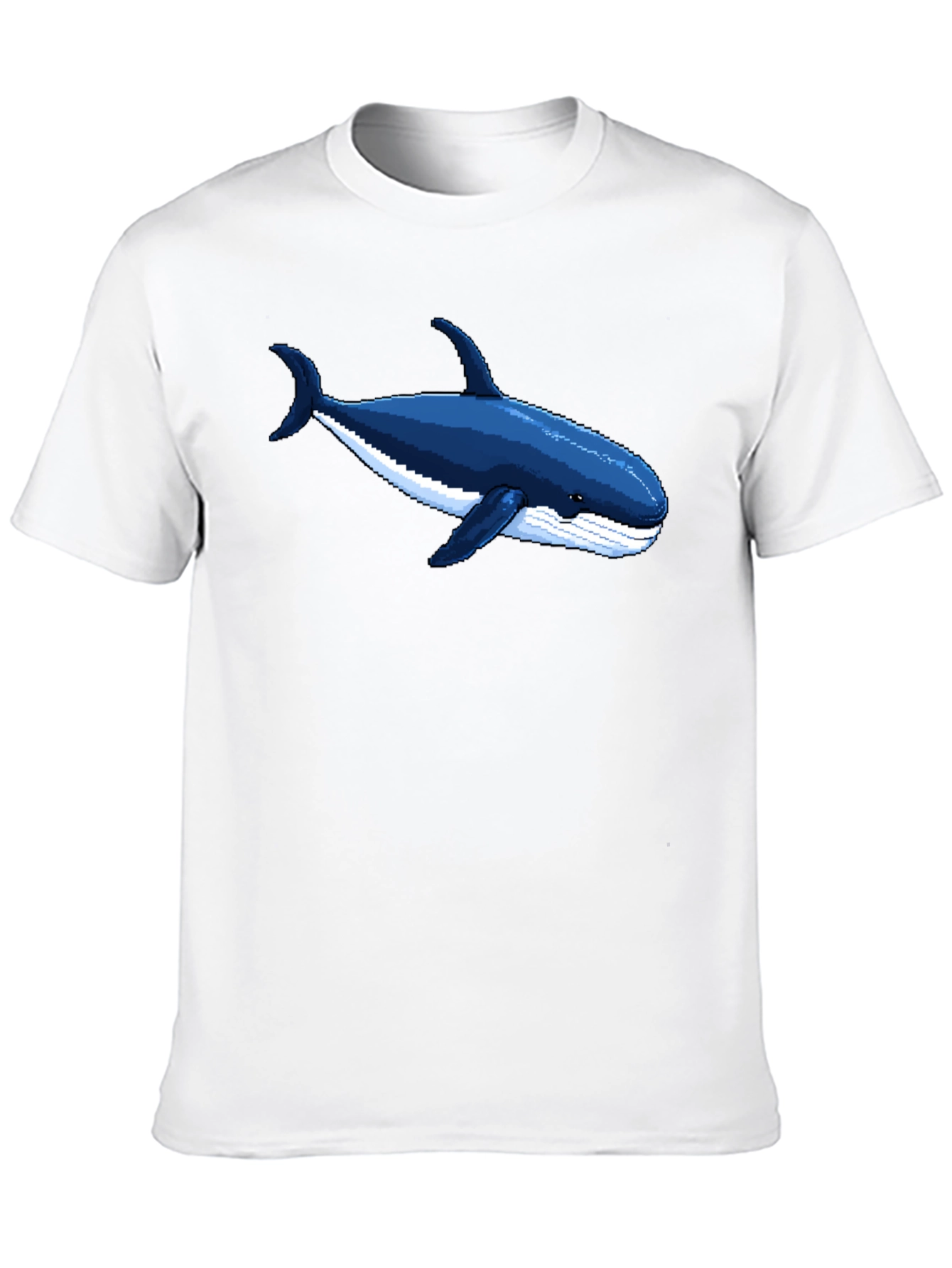 Pixel Whale T-Shirt - Marine Life Tee