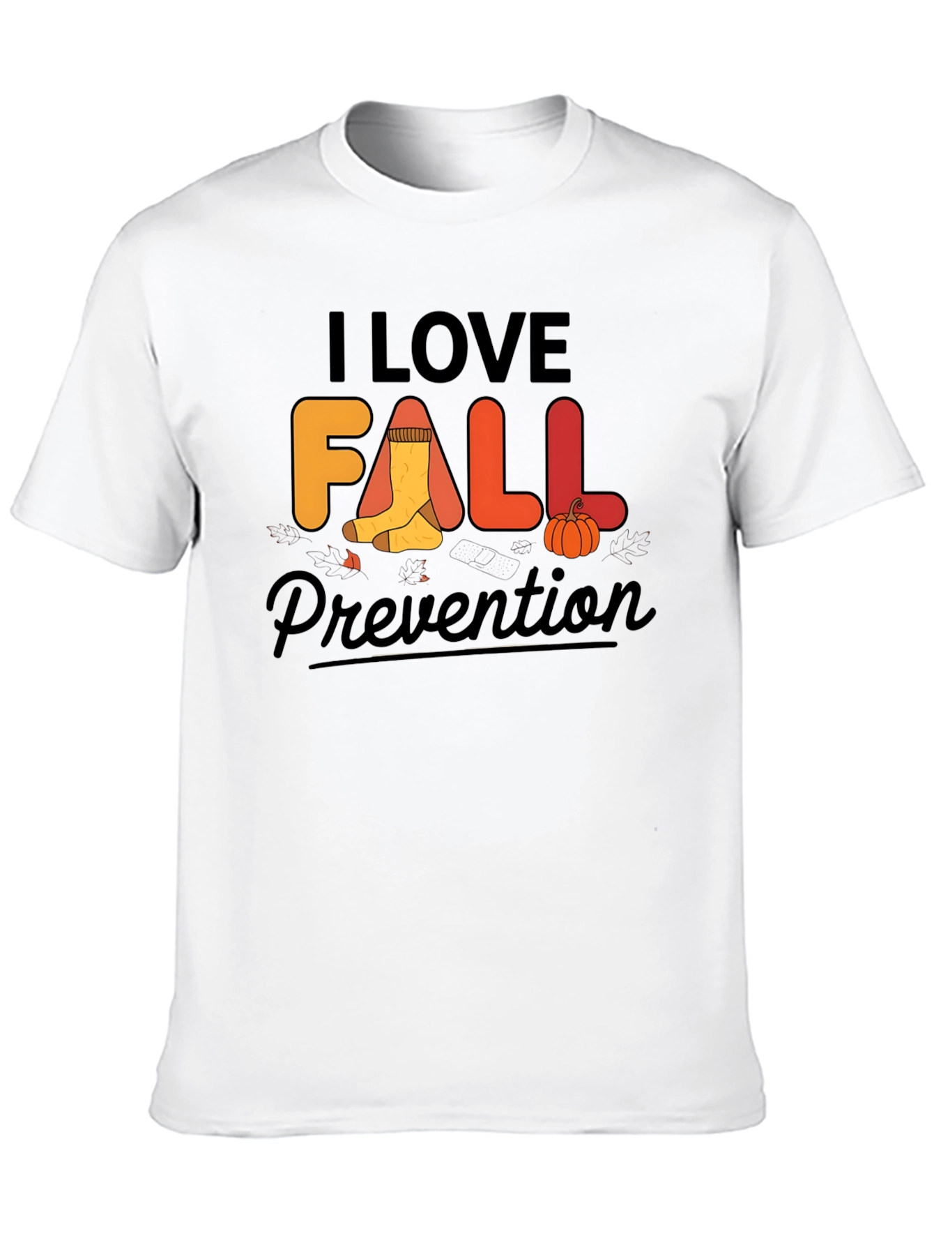 I Love Fall Prevention T-Shirt - Safety Awareness Tee