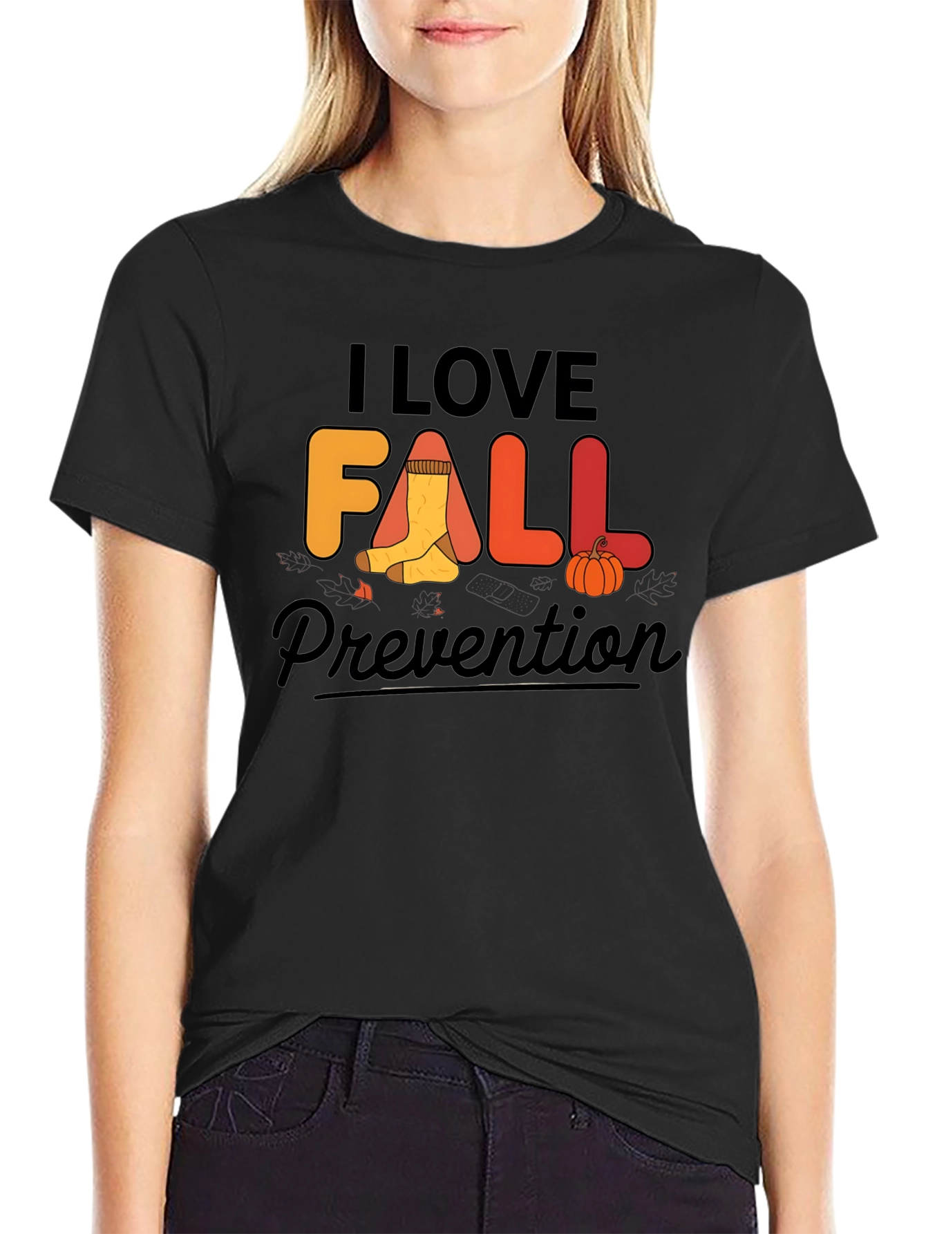 I Love Fall Prevention T-Shirt - Safety Awareness Tee