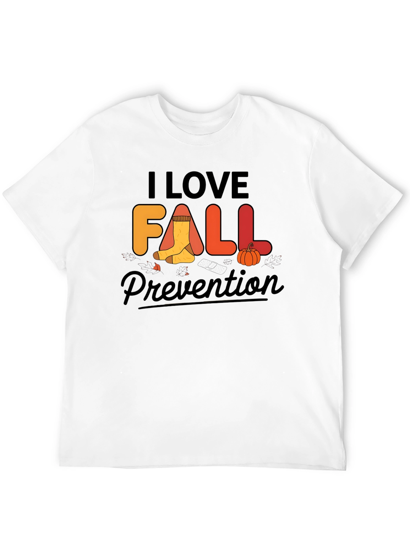 I Love Fall Prevention T-Shirt - Safety Awareness Tee