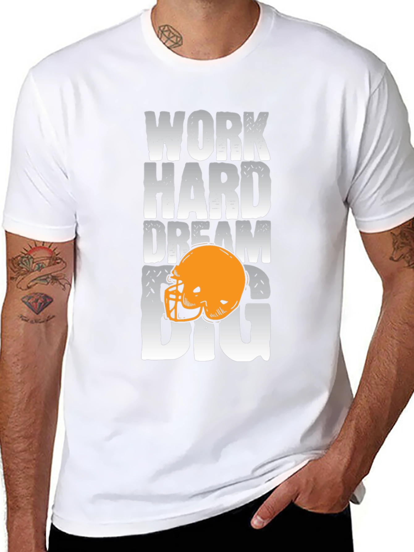 Work Hard Dream Big Graphic Tee