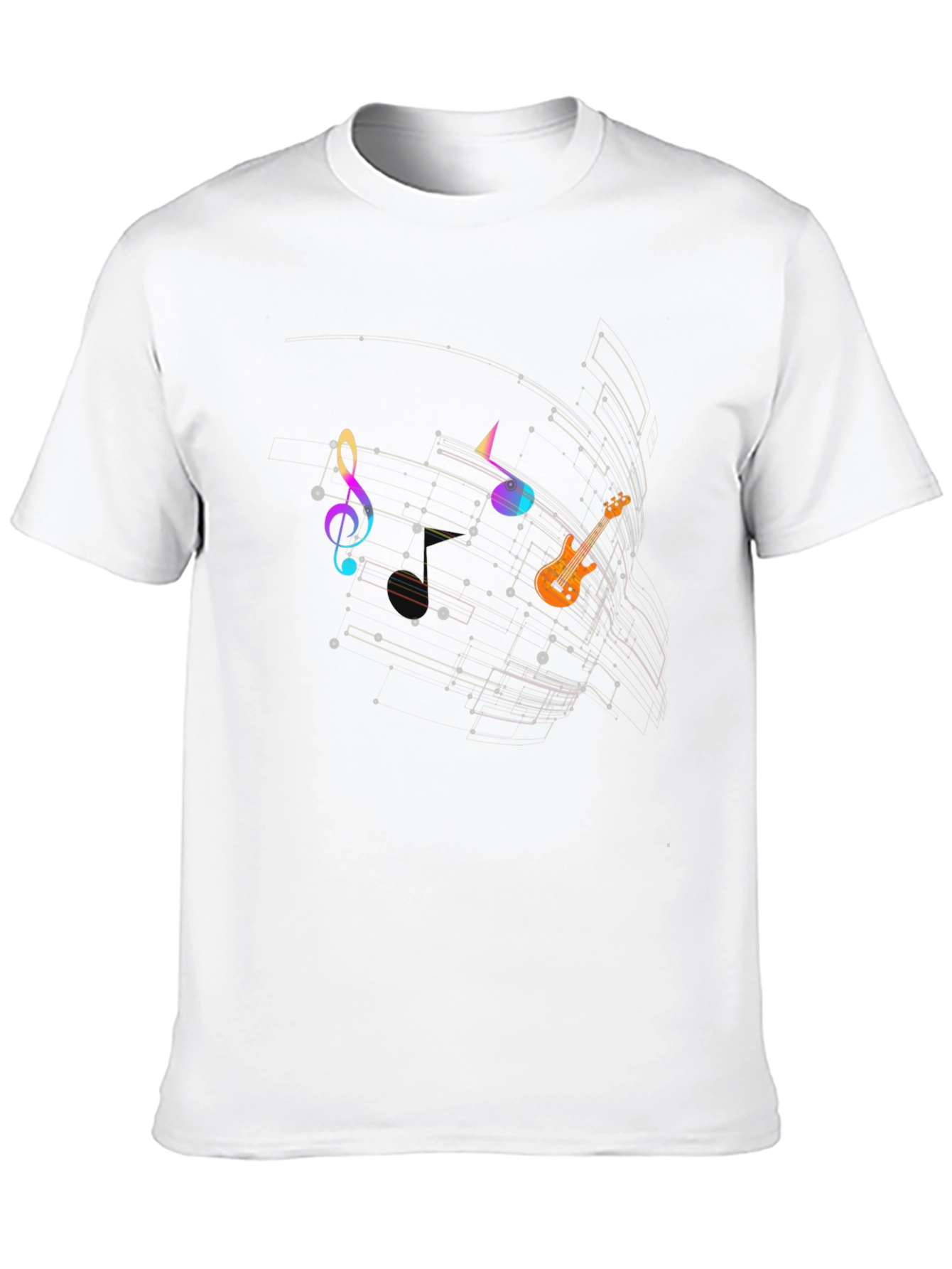 Music Notes Graphic T-Shirt