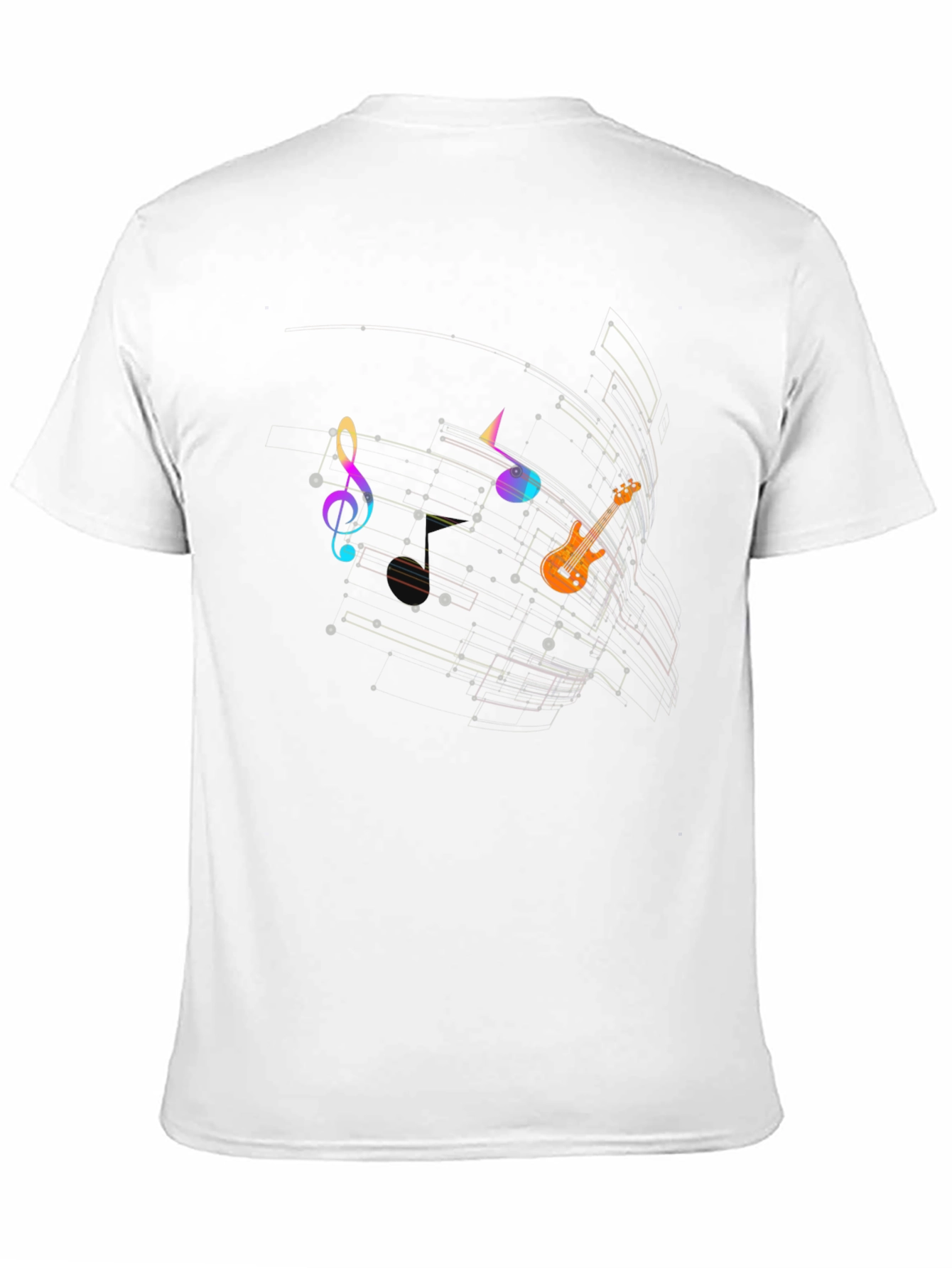 Music Notes Graphic T-Shirt