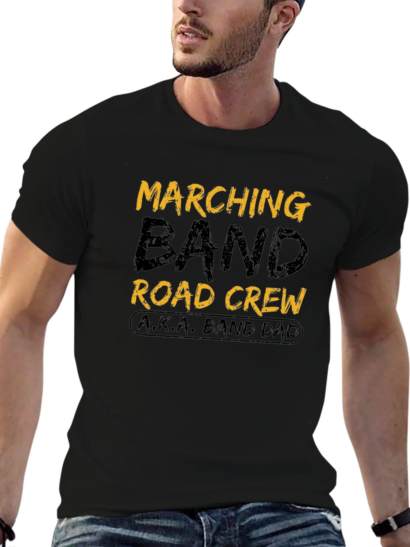 Marching Band Dad T-Shirt - Road Crew Design