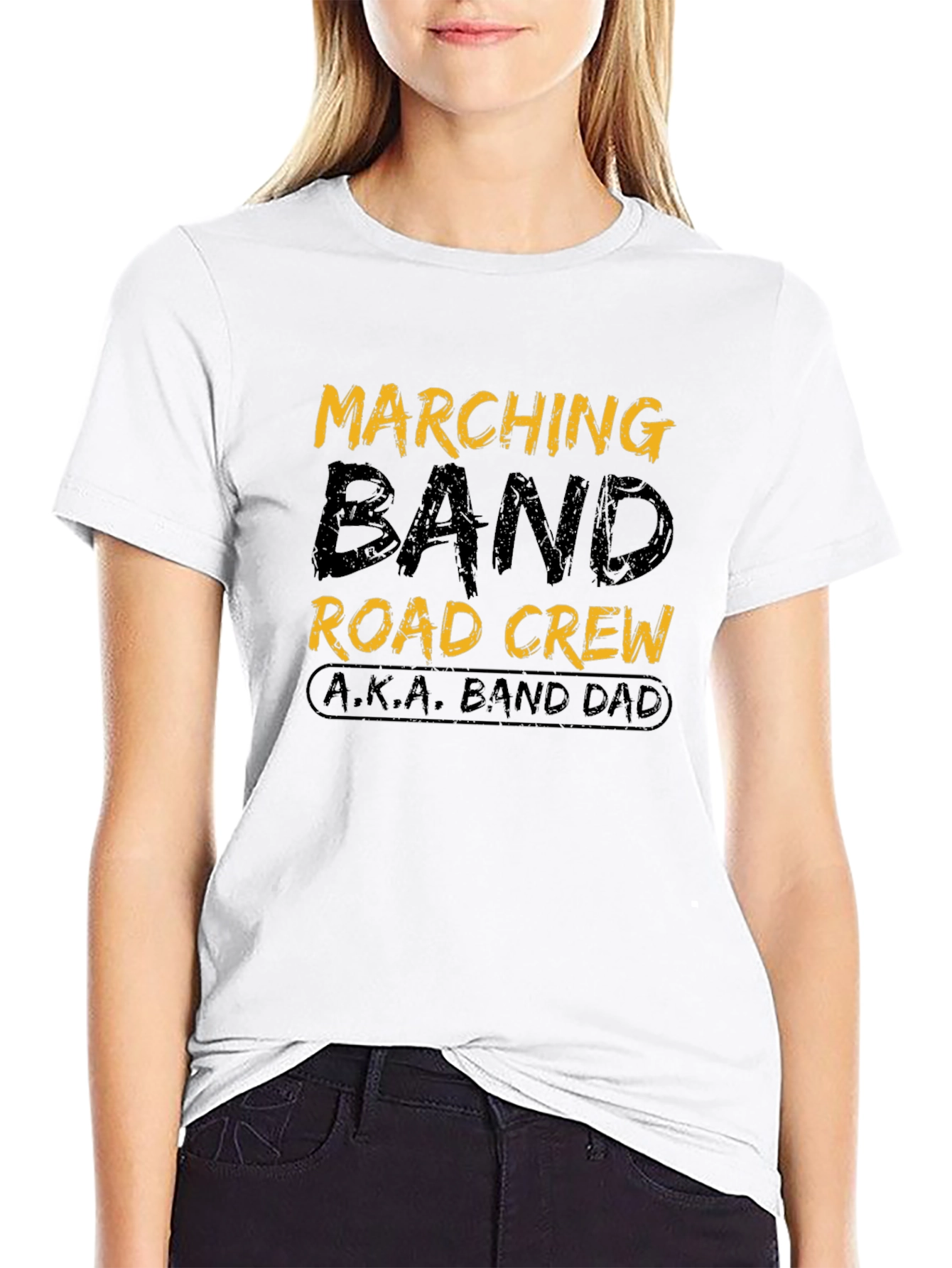 Marching Band Dad T-Shirt - Road Crew Design