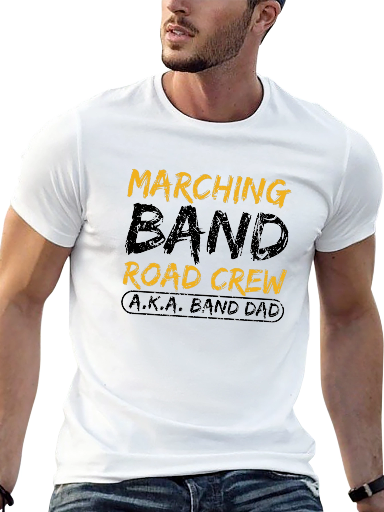 Marching Band Dad T-Shirt - Road Crew Design