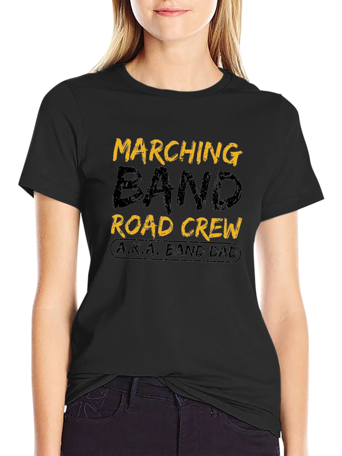 Marching Band Dad T-Shirt - Road Crew Design