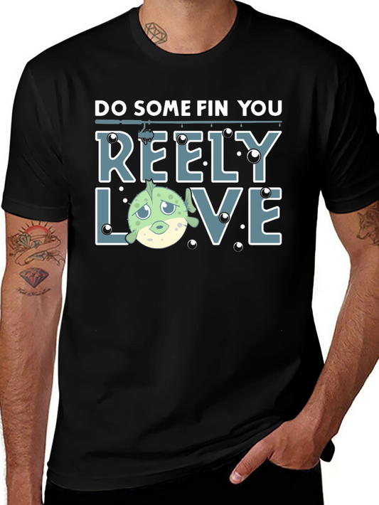Reely Love Fishing T-Shirt - Funny Fish Graphic Tee