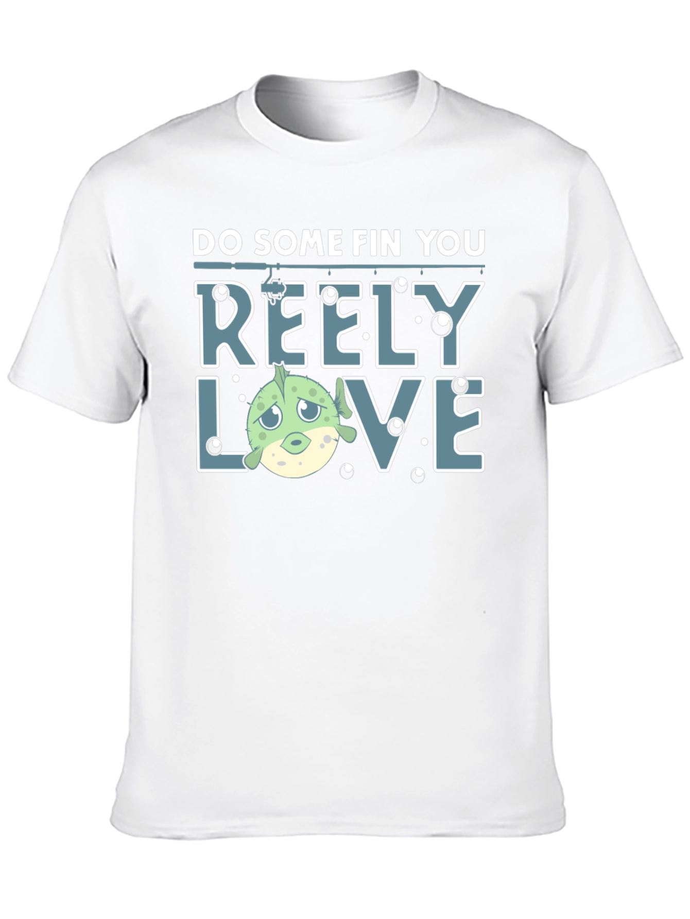 Reely Love Fishing T-Shirt - Funny Fish Graphic Tee