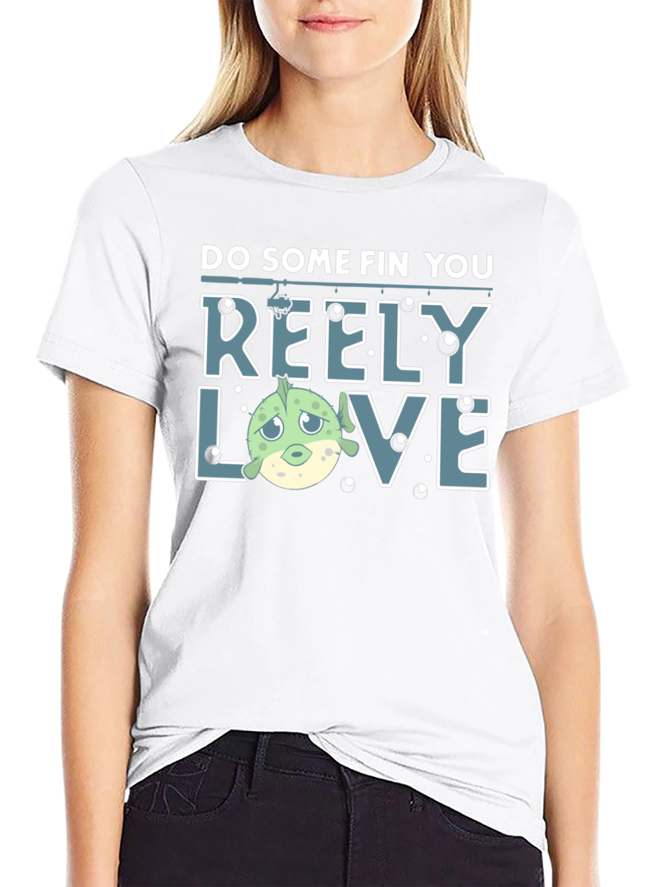 Reely Love Fishing T-Shirt - Funny Fish Graphic Tee