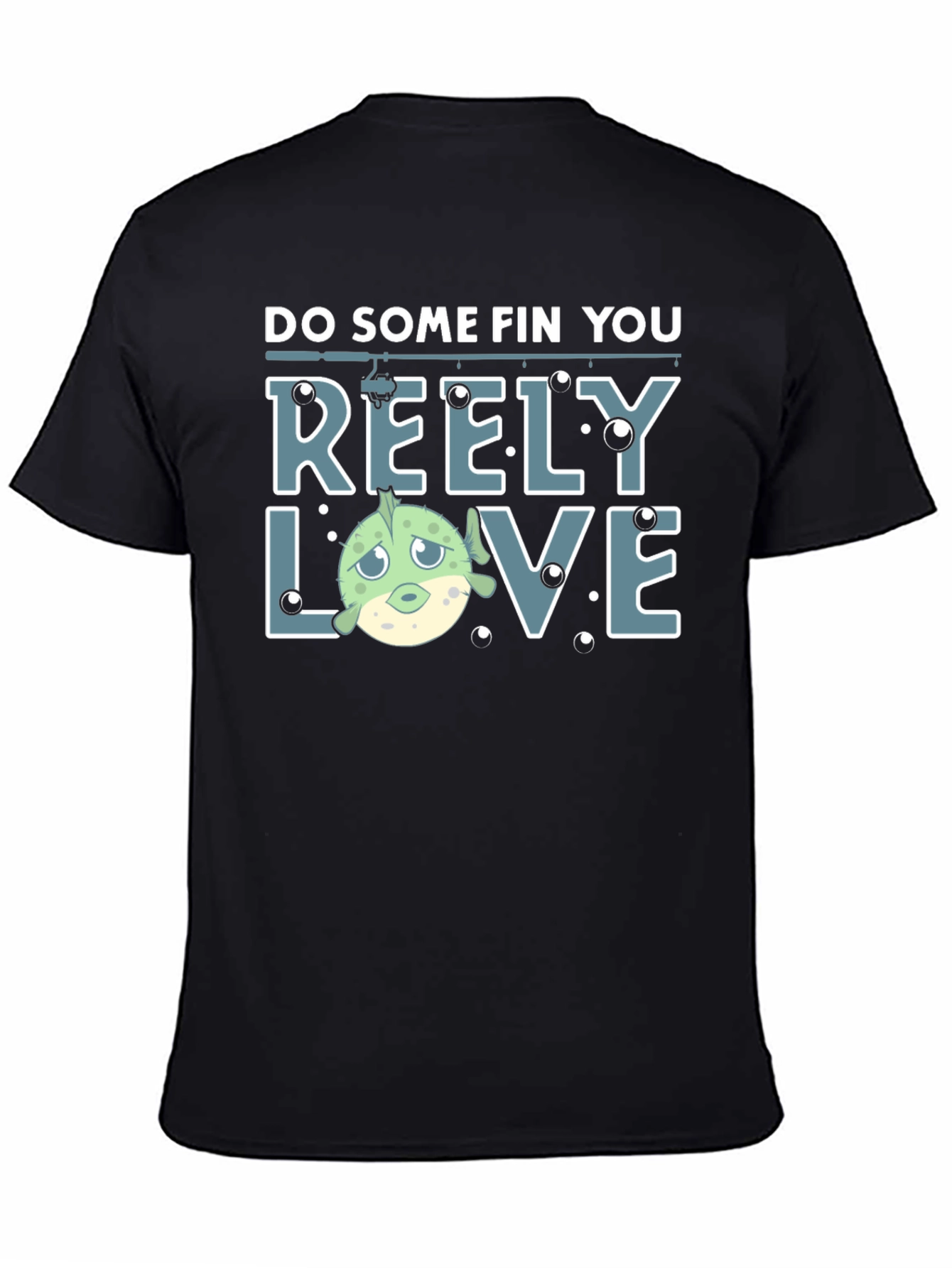 Reely Love Fishing T-Shirt - Funny Fish Graphic Tee