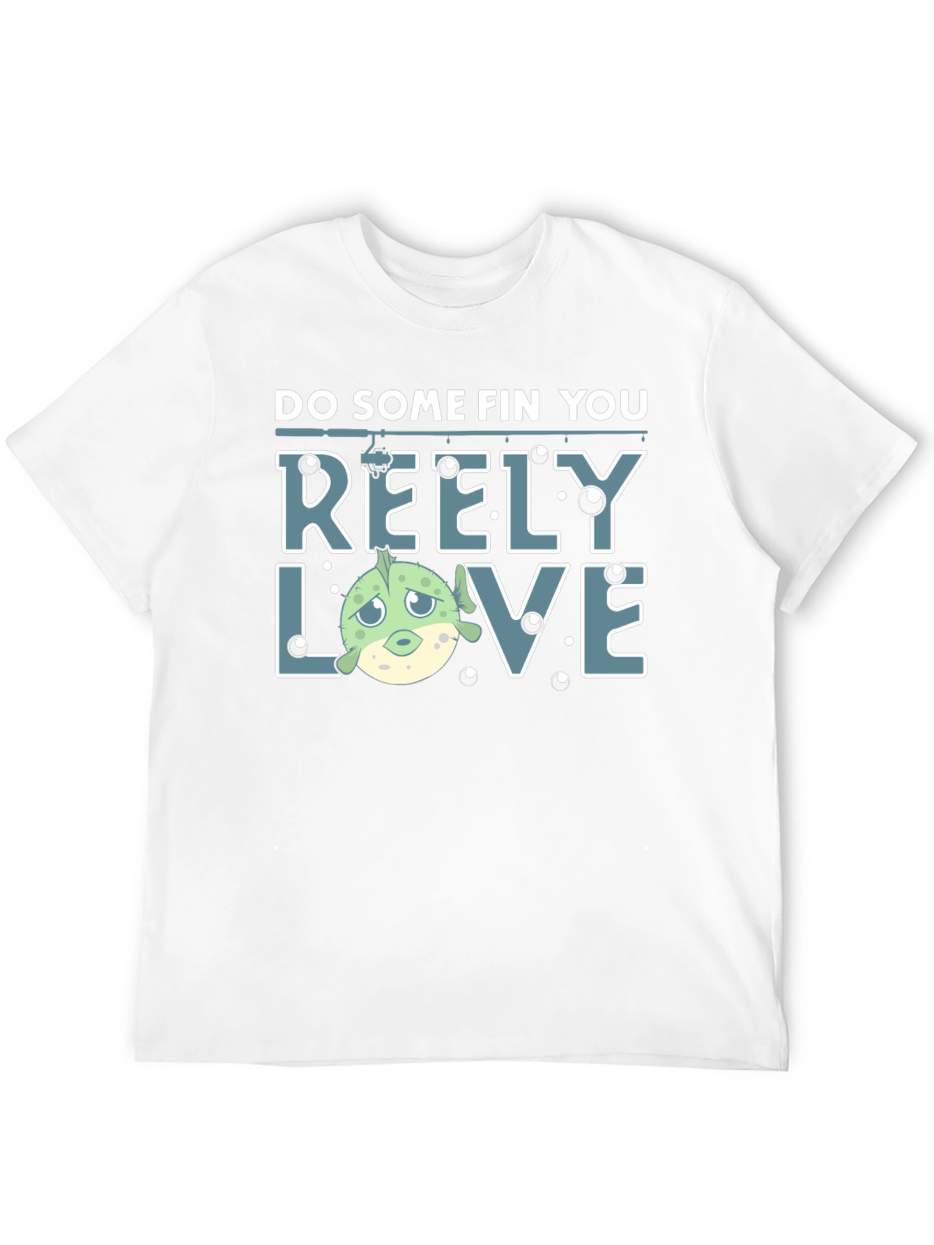 Reely Love Fishing T-Shirt - Funny Fish Graphic Tee