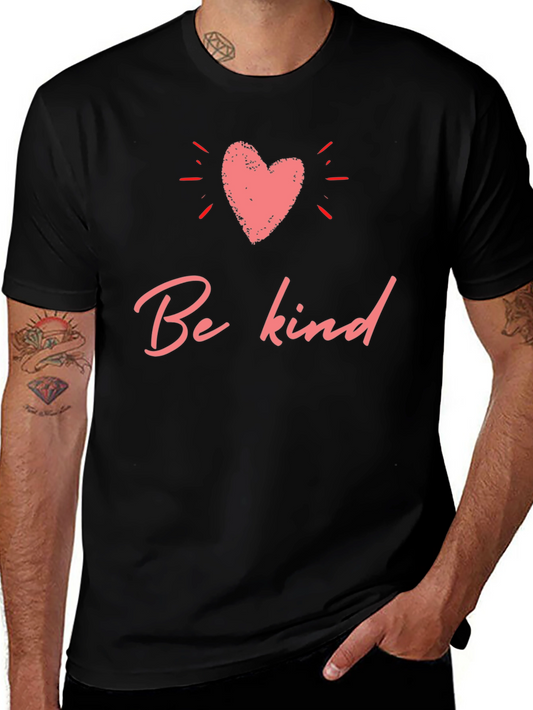 Be Kind Heart Graphic Tee - Stylish Comfort