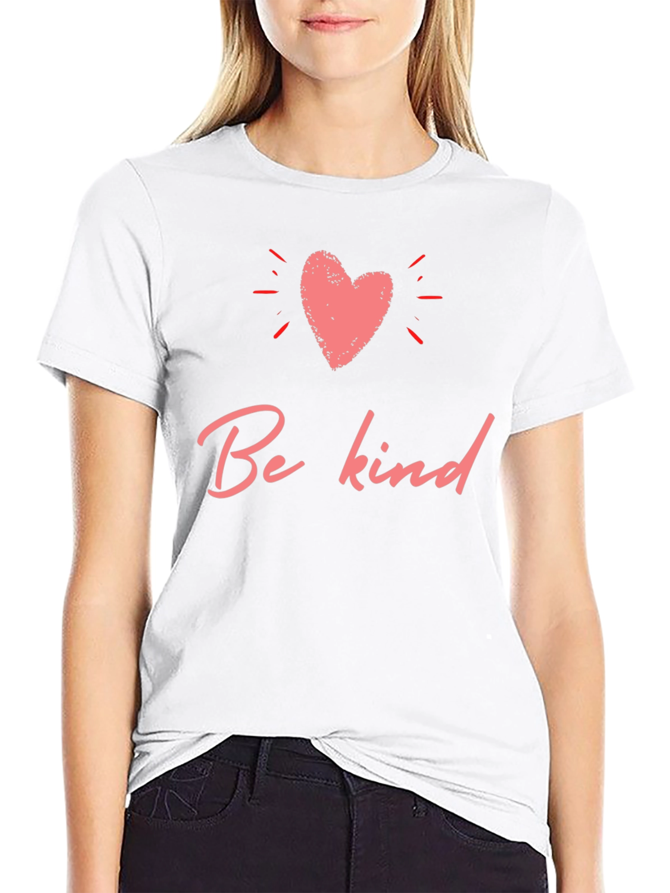 Be Kind Heart Graphic Tee - Stylish Comfort