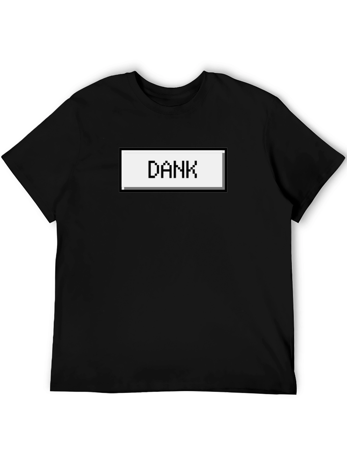 Dank Pixel Art Black T-Shirt - Retro Gaming Style