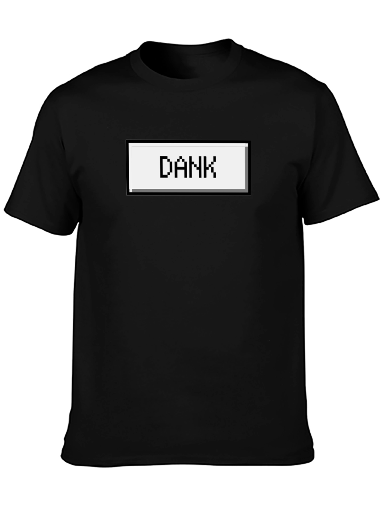 Dank Pixel Art Black T-Shirt - Retro Gaming Style