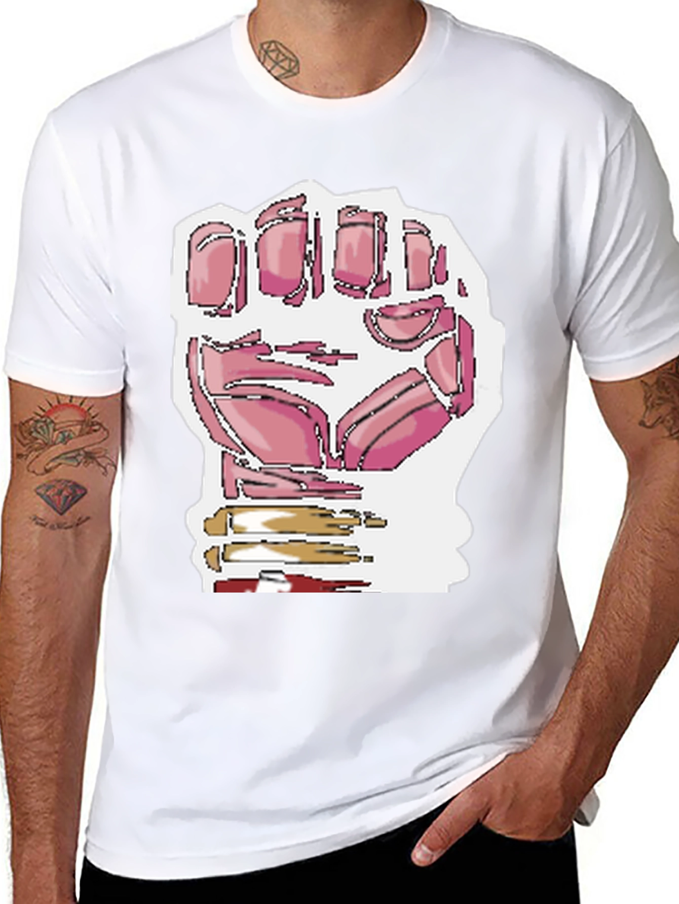 Iron Man Gauntlet T-Shirt - Black