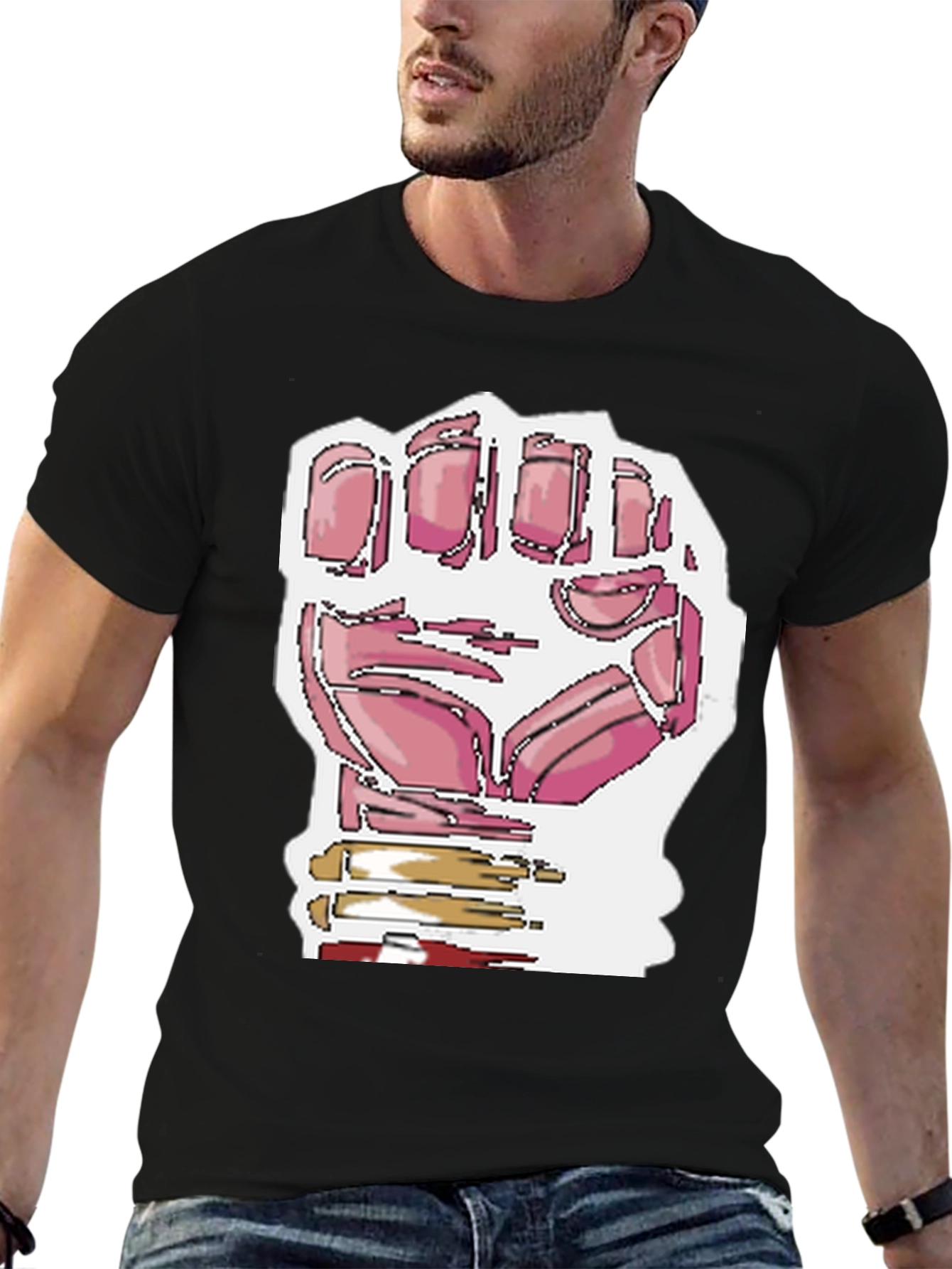 Iron Man Gauntlet T-Shirt - Black