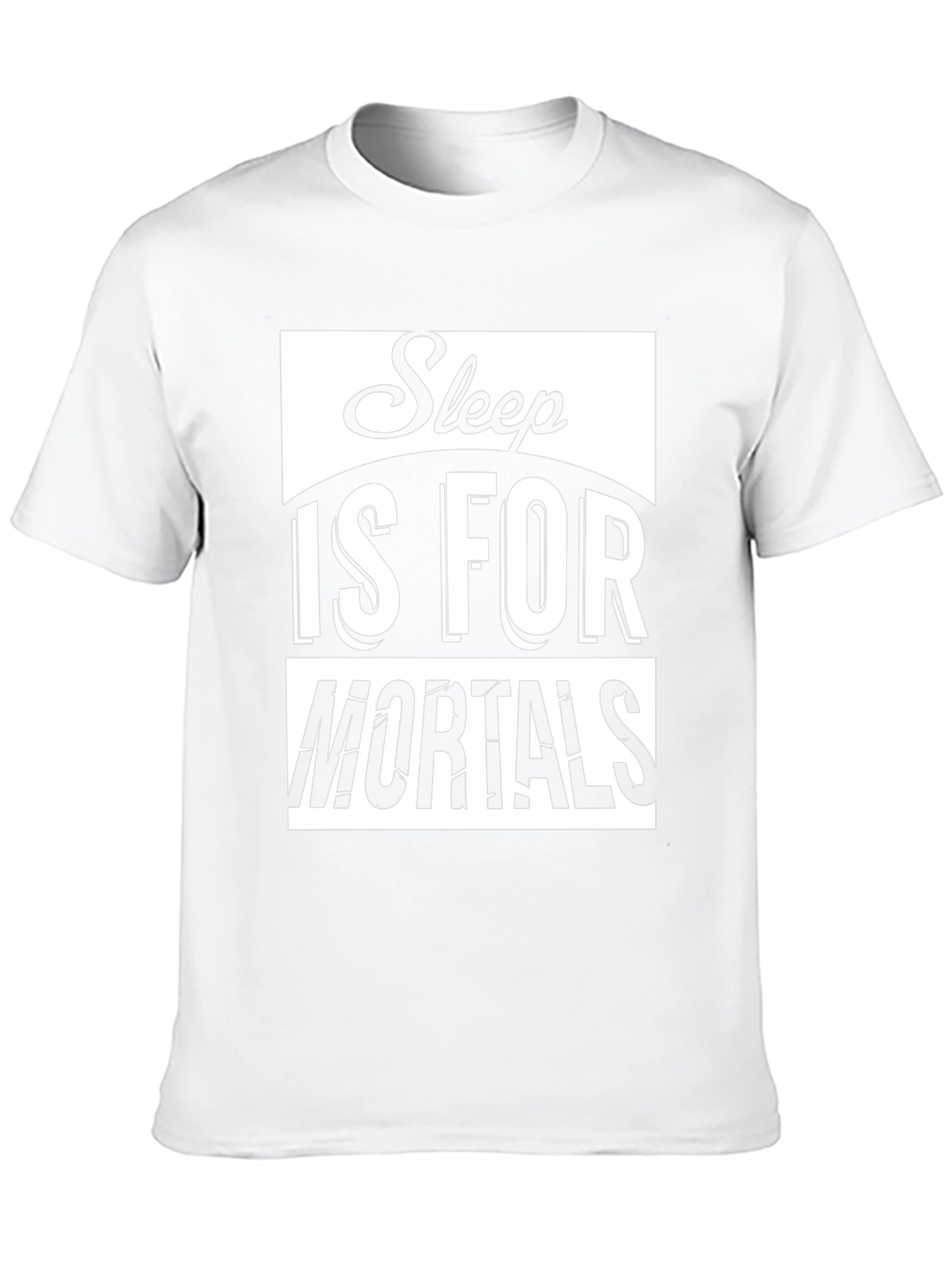Sleep Is For Mortals Graphic Print Tee