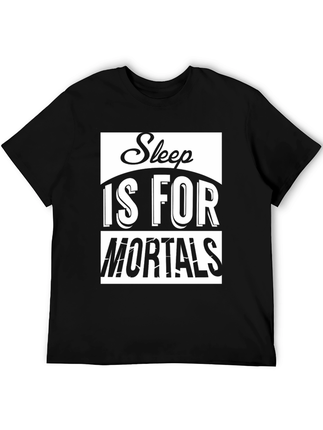Sleep Is For Mortals Graphic Print Tee