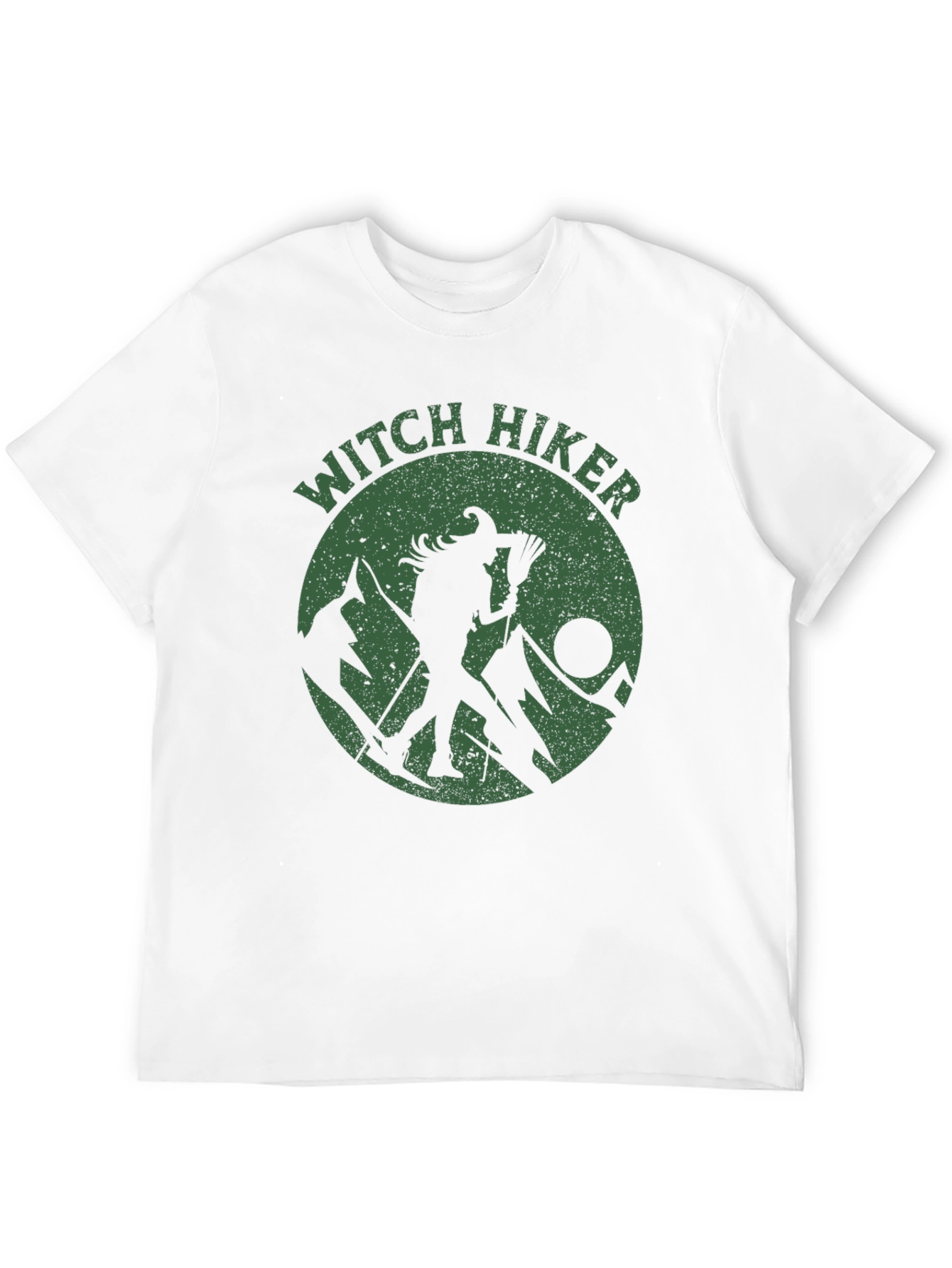 Witch Hiker Graphic T-Shirt - Black Cotton Tee