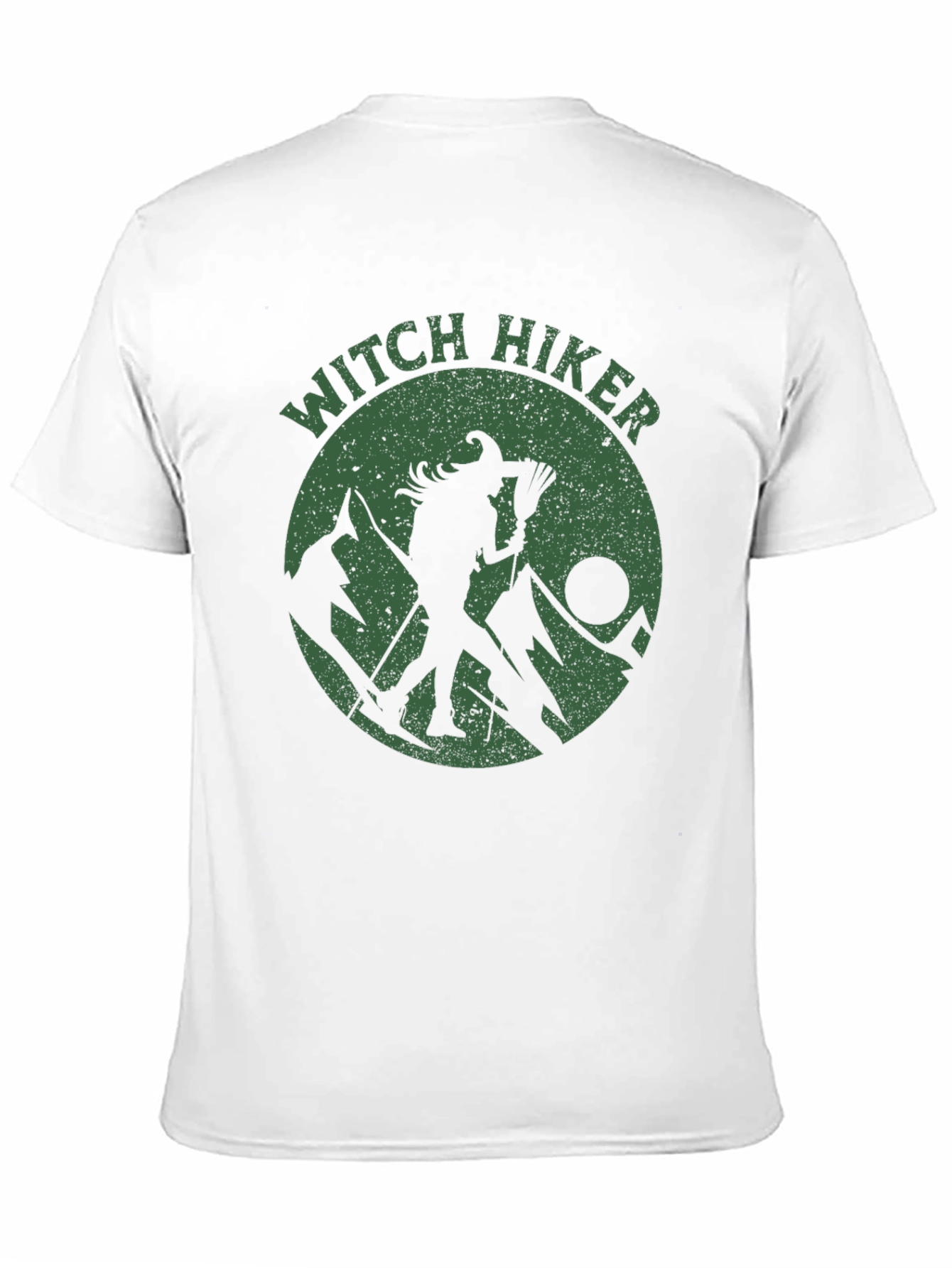 Witch Hiker Graphic T-Shirt - Black Cotton Tee