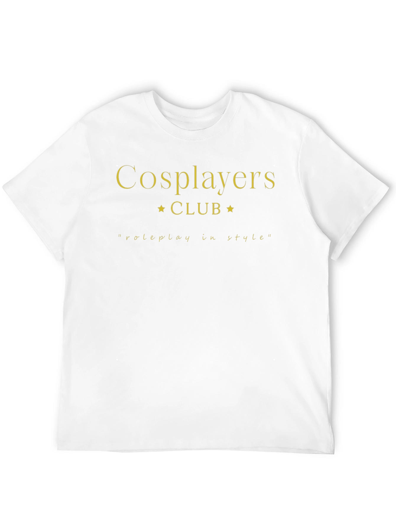 Cosplayers Club Black T-Shirt - Roleplay in Style!