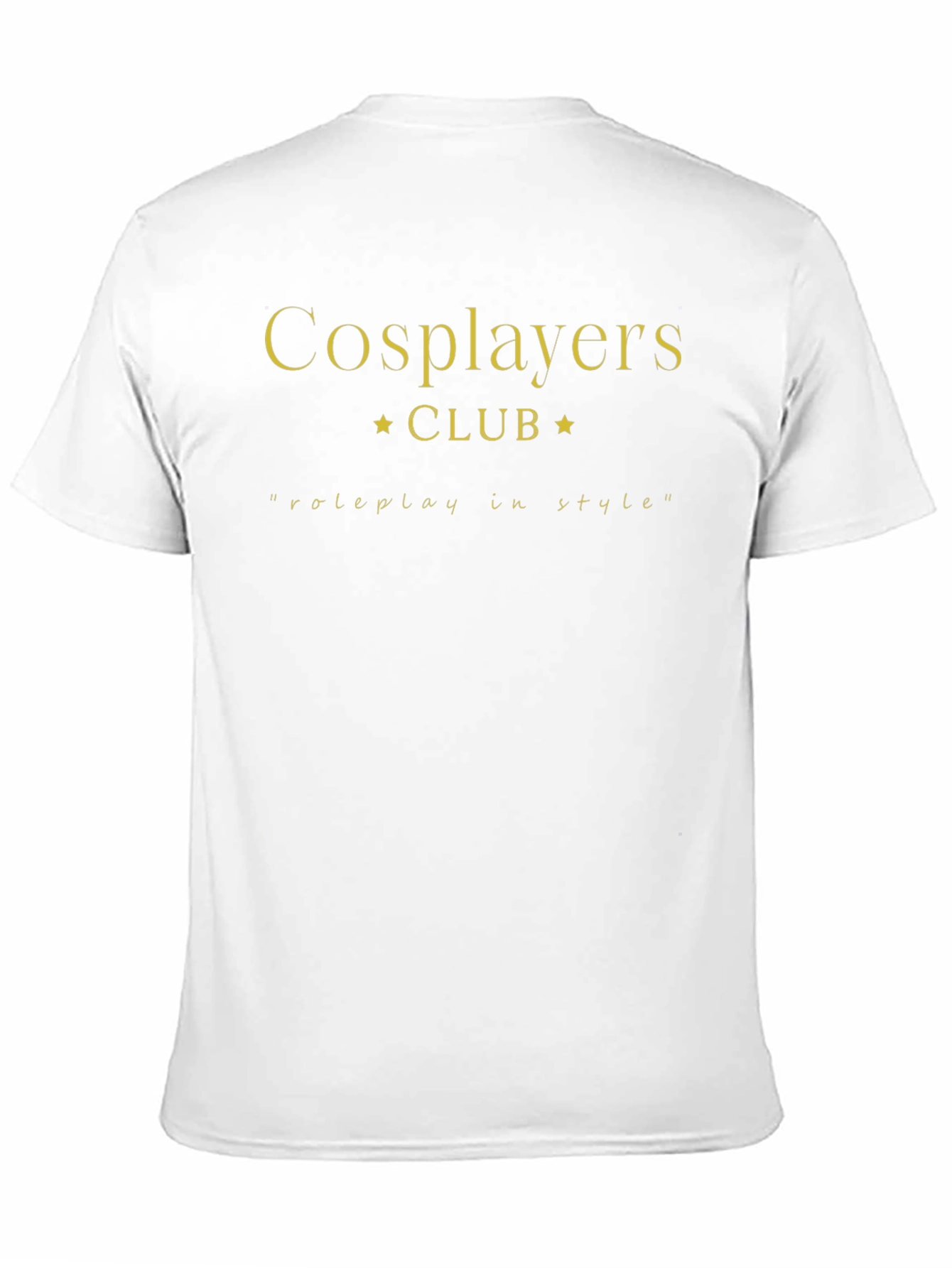 Cosplayers Club Black T-Shirt - Roleplay in Style!