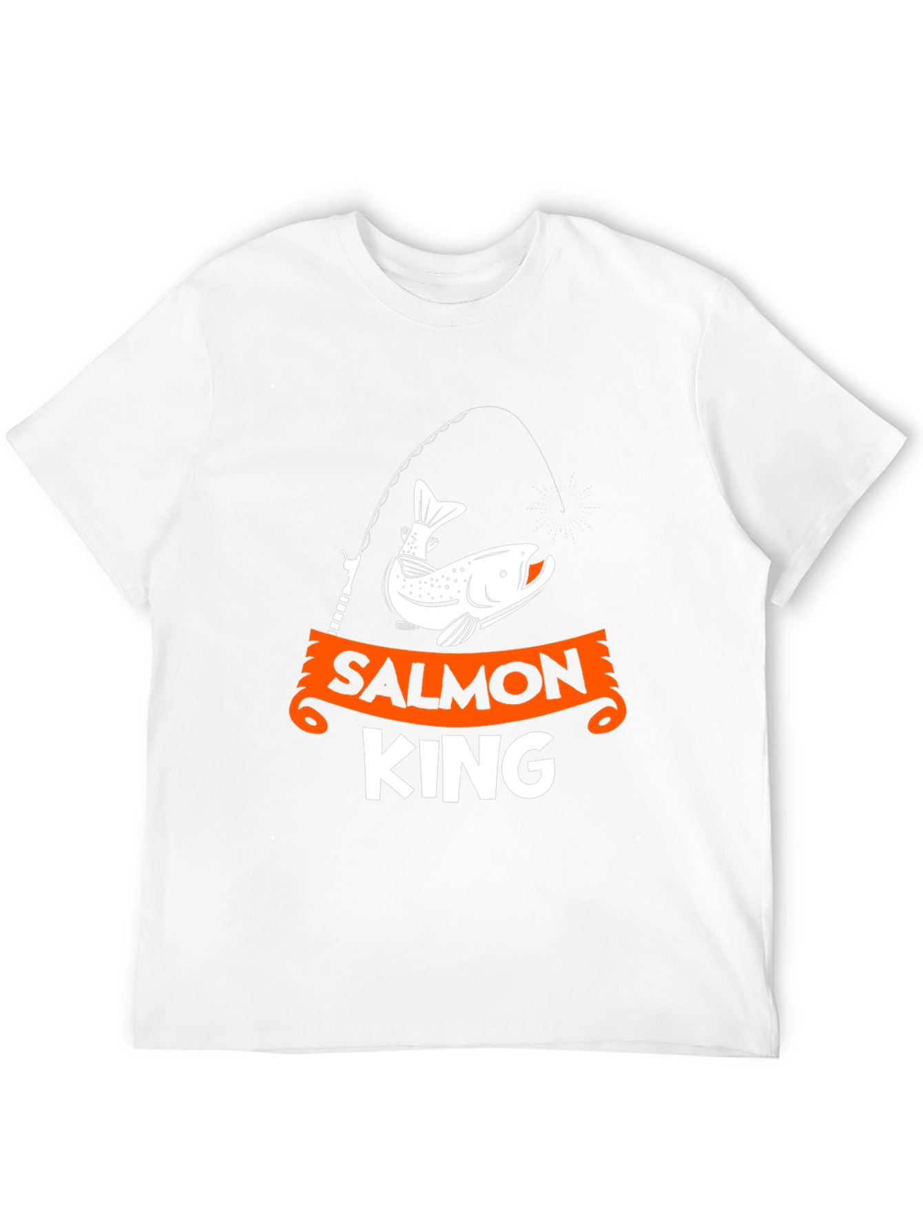 Salmon King Graphic Tee - Fishing T-Shirt