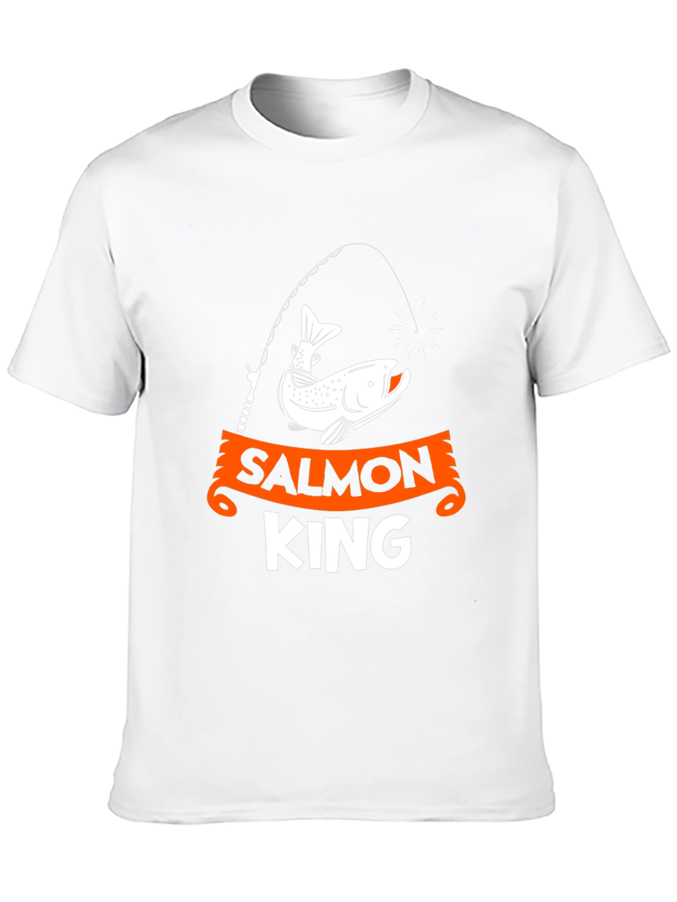 Salmon King Graphic Tee - Fishing T-Shirt