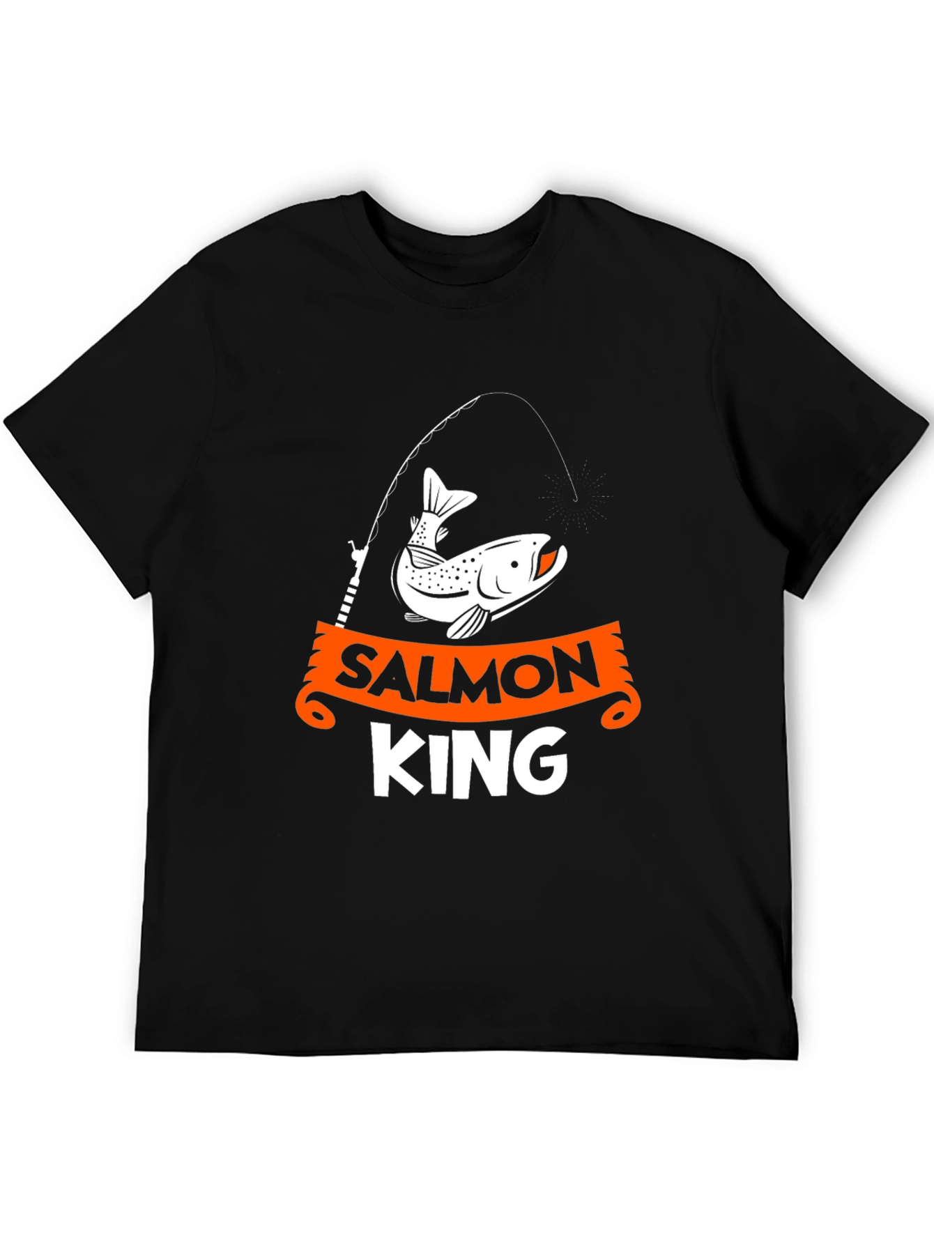 Salmon King Graphic Tee - Fishing T-Shirt