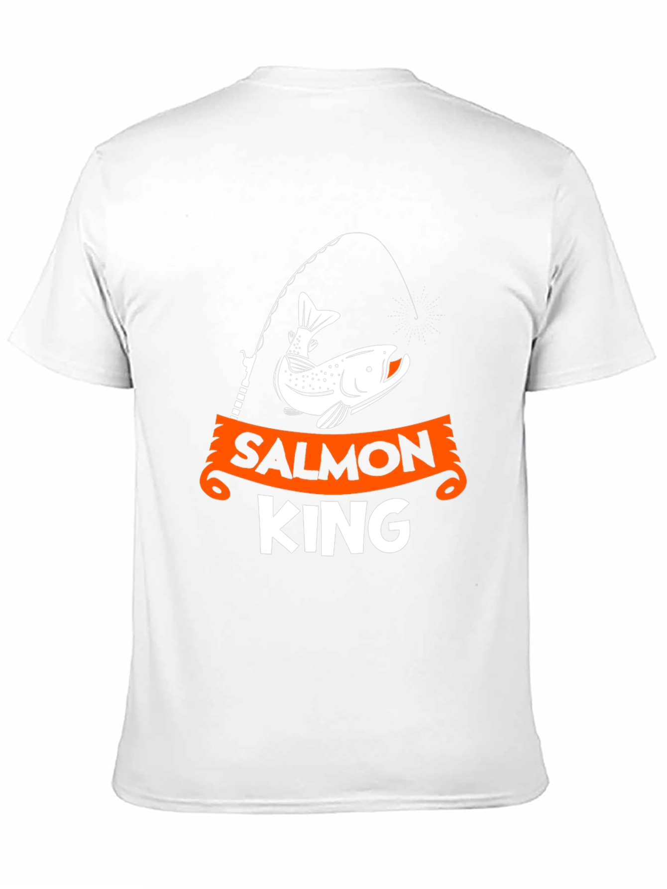 Salmon King Graphic Tee - Fishing T-Shirt