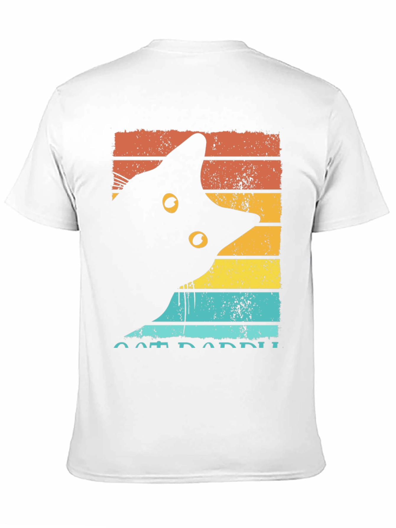 Retro Cat Daddy T-Shirt - Cool Cat Lover Tee