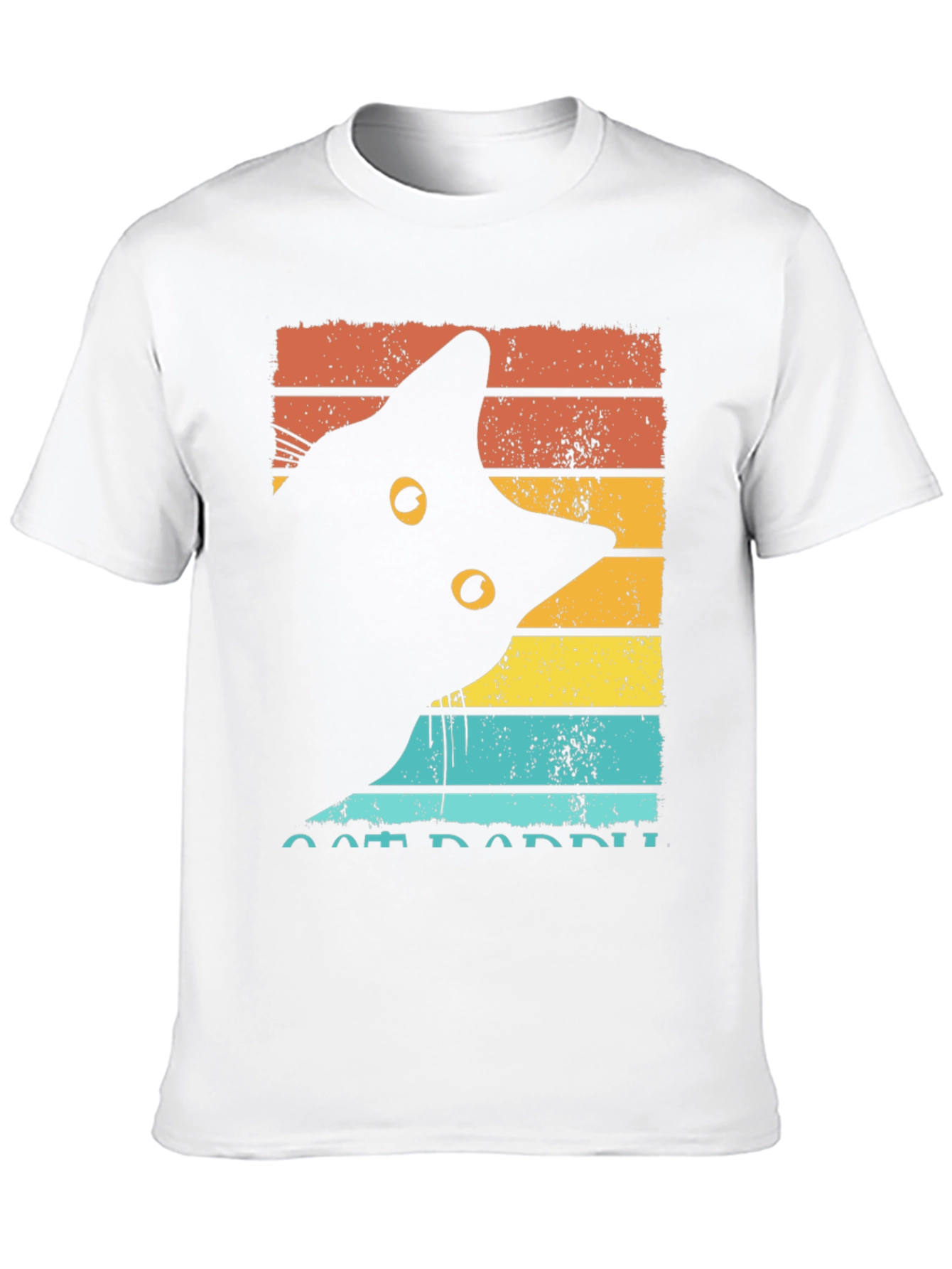 Retro Cat Daddy T-Shirt - Cool Cat Lover Tee