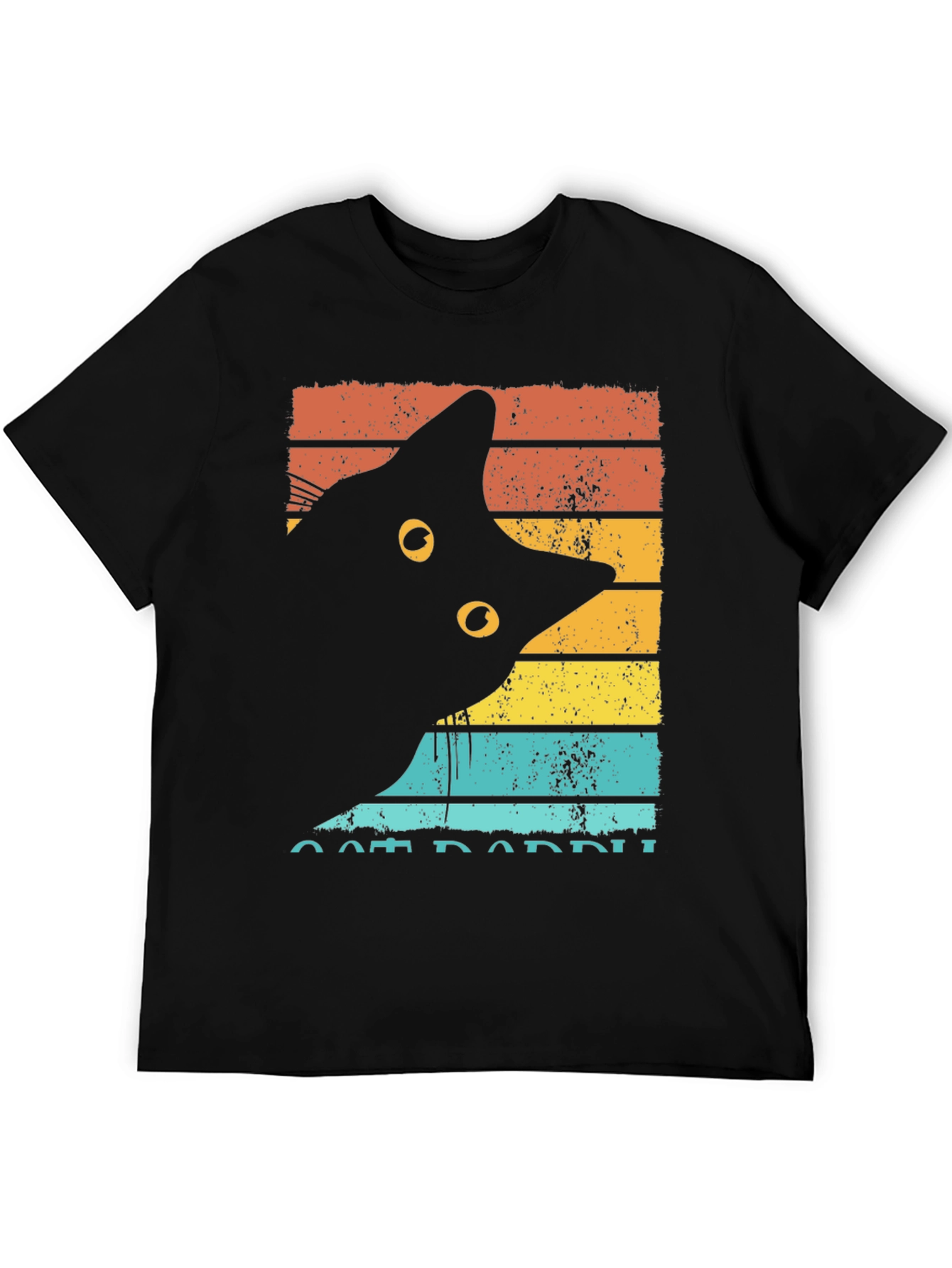 Retro Cat Daddy T-Shirt - Cool Cat Lover Tee