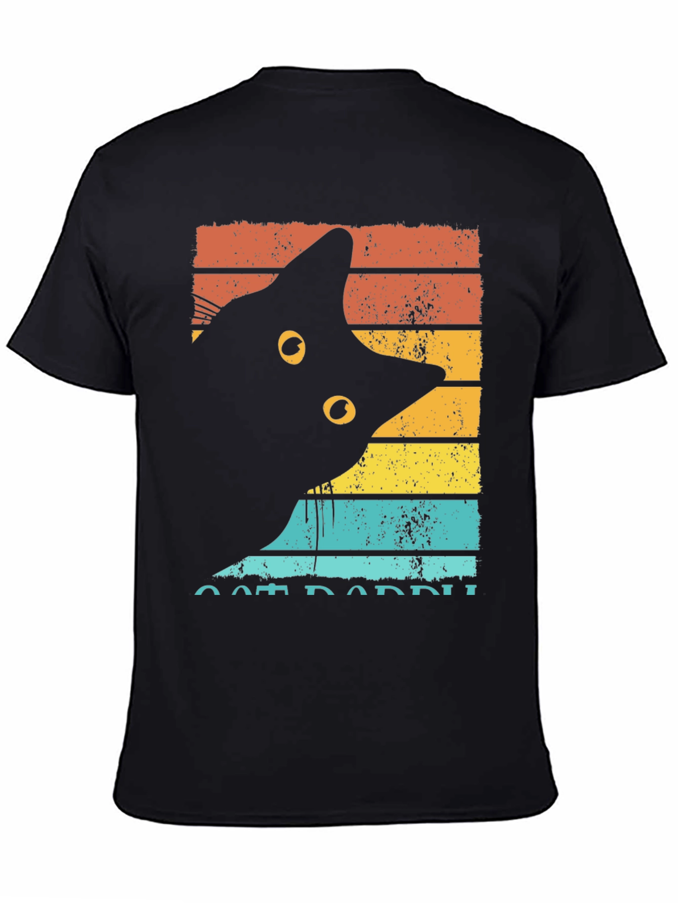 Retro Cat Daddy T-Shirt - Cool Cat Lover Tee